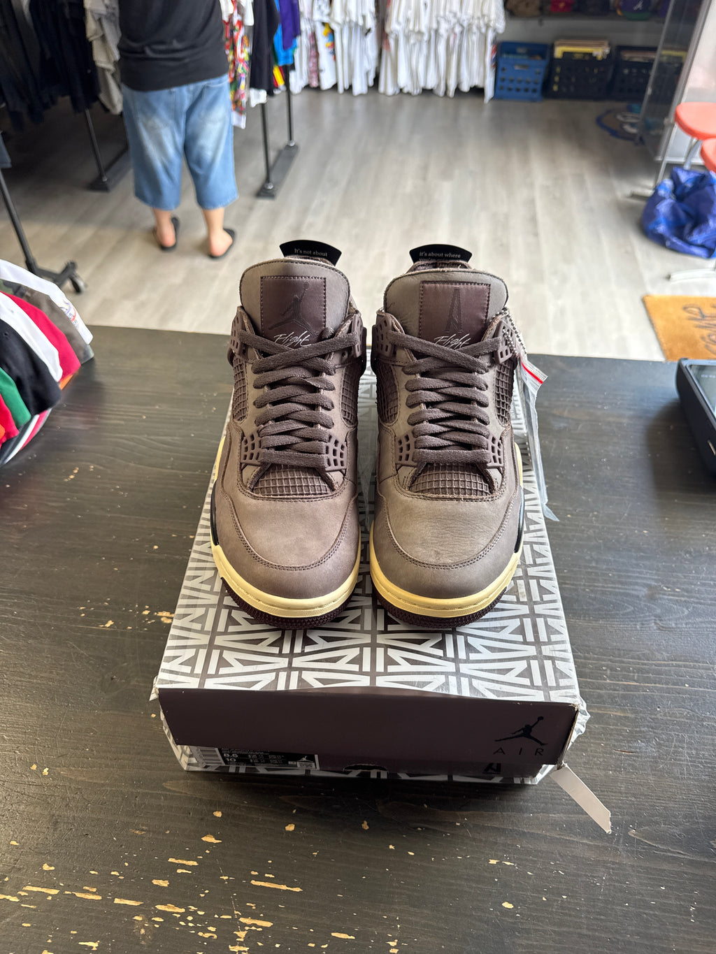 Pre-owned Jordan Retro 4 A Ma Maniere Violet Ore