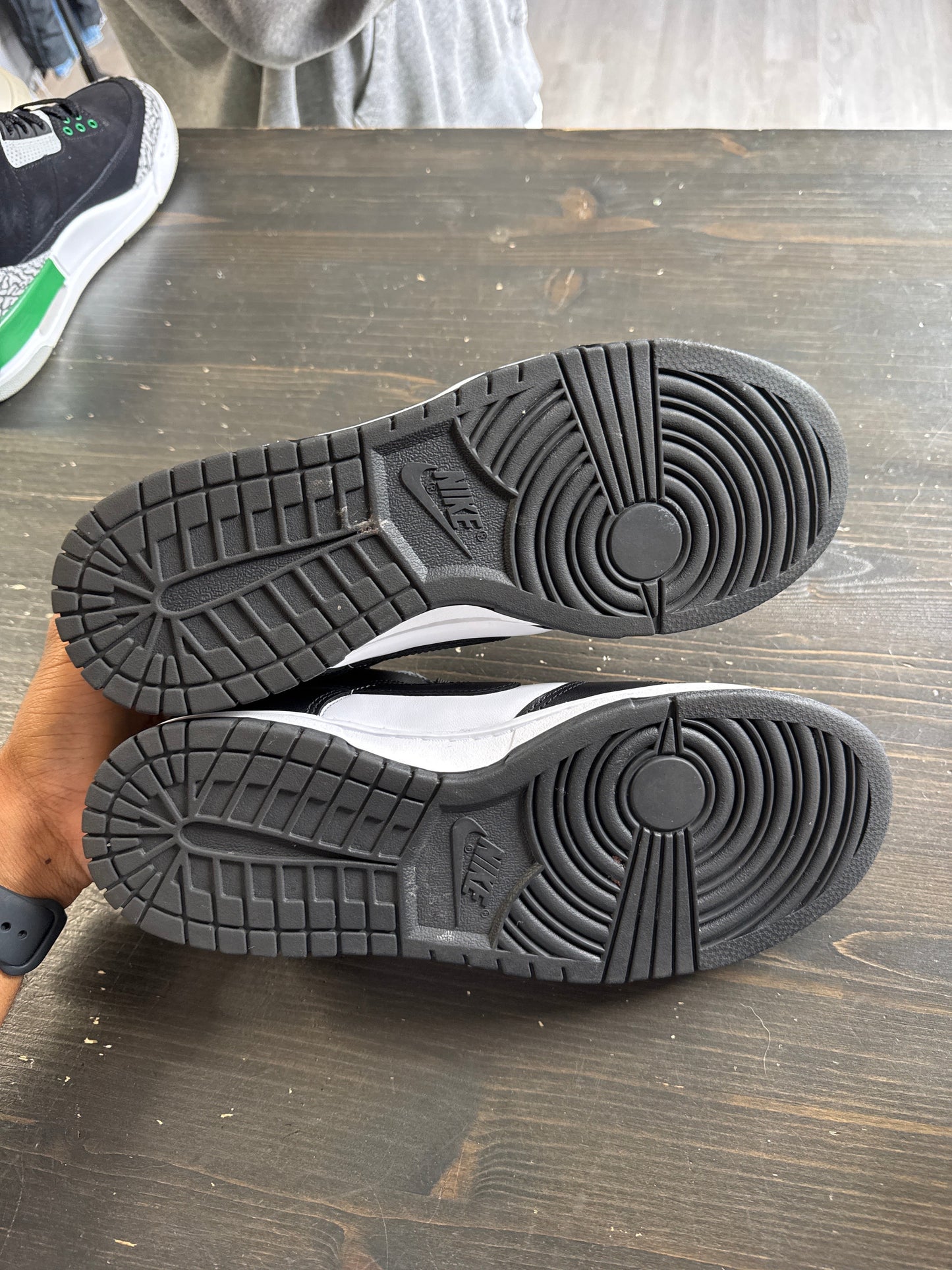 Pre-owned Nike Dunk Low Black White Panda