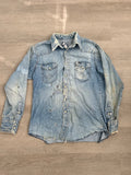 Vintage Distressed Jean Flannel