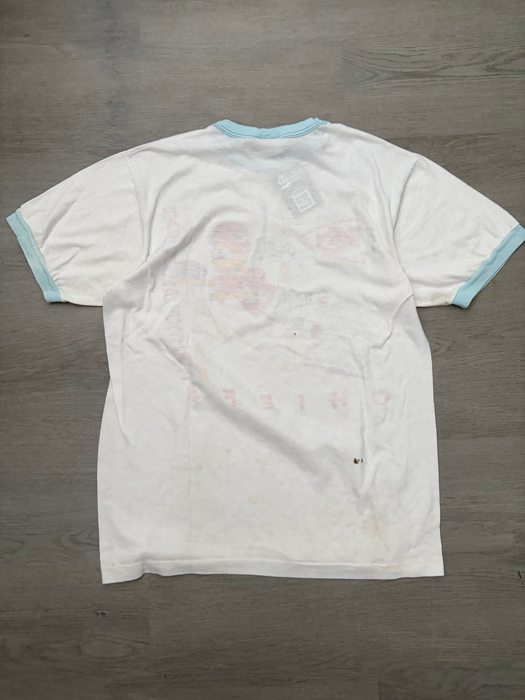 Vintage Kansas City Chiefs Bart Simpson Ringer Tee