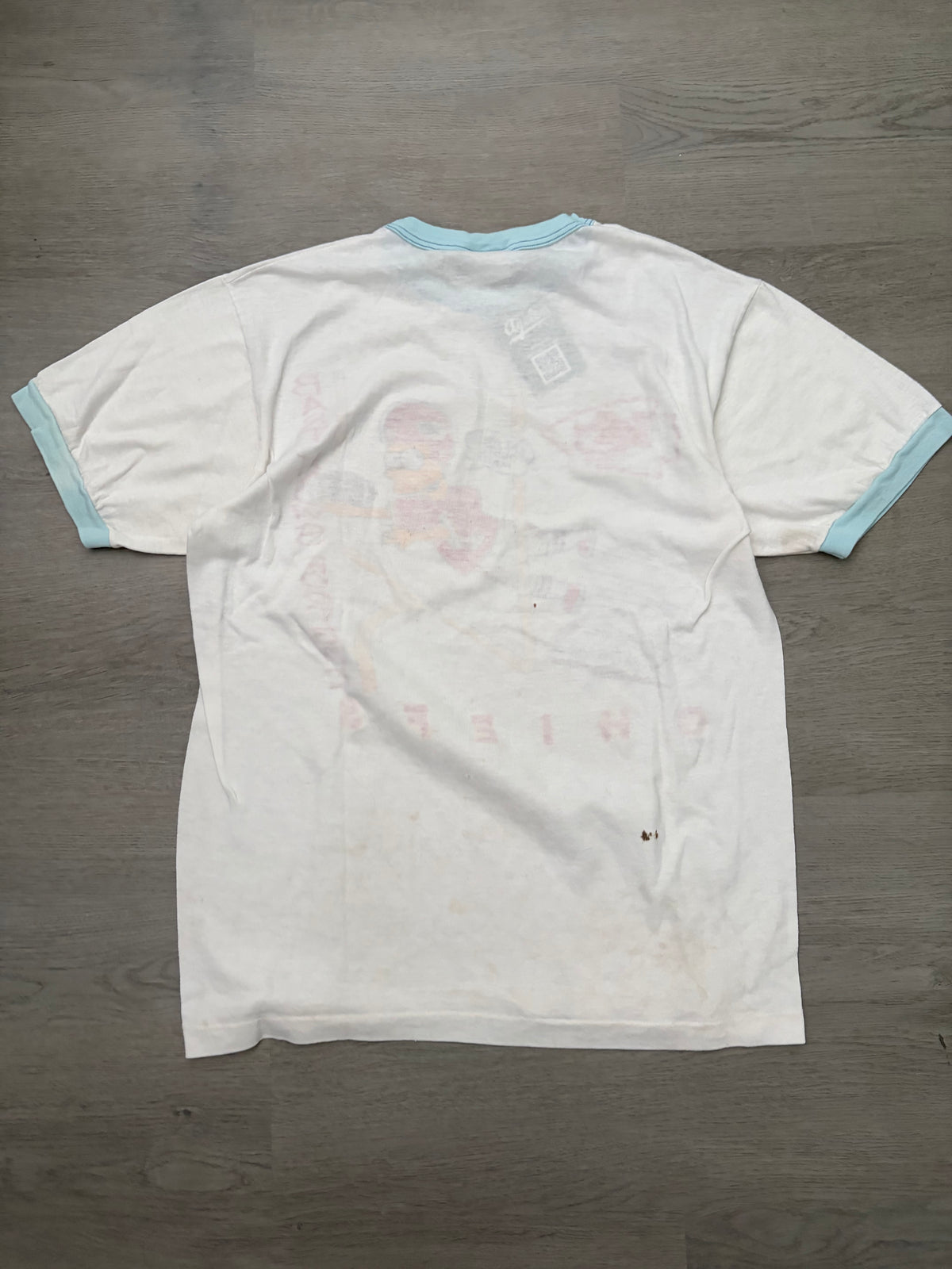 Vintage Kansas City Chiefs Bart Simpson Ringer Tee