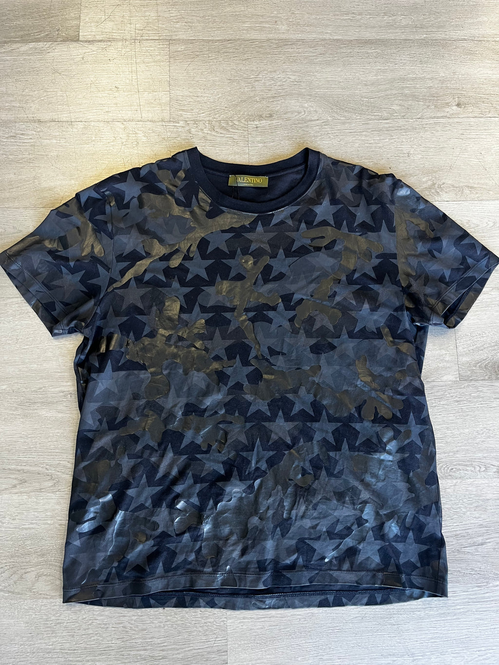 Valentino Camo Stars Tee