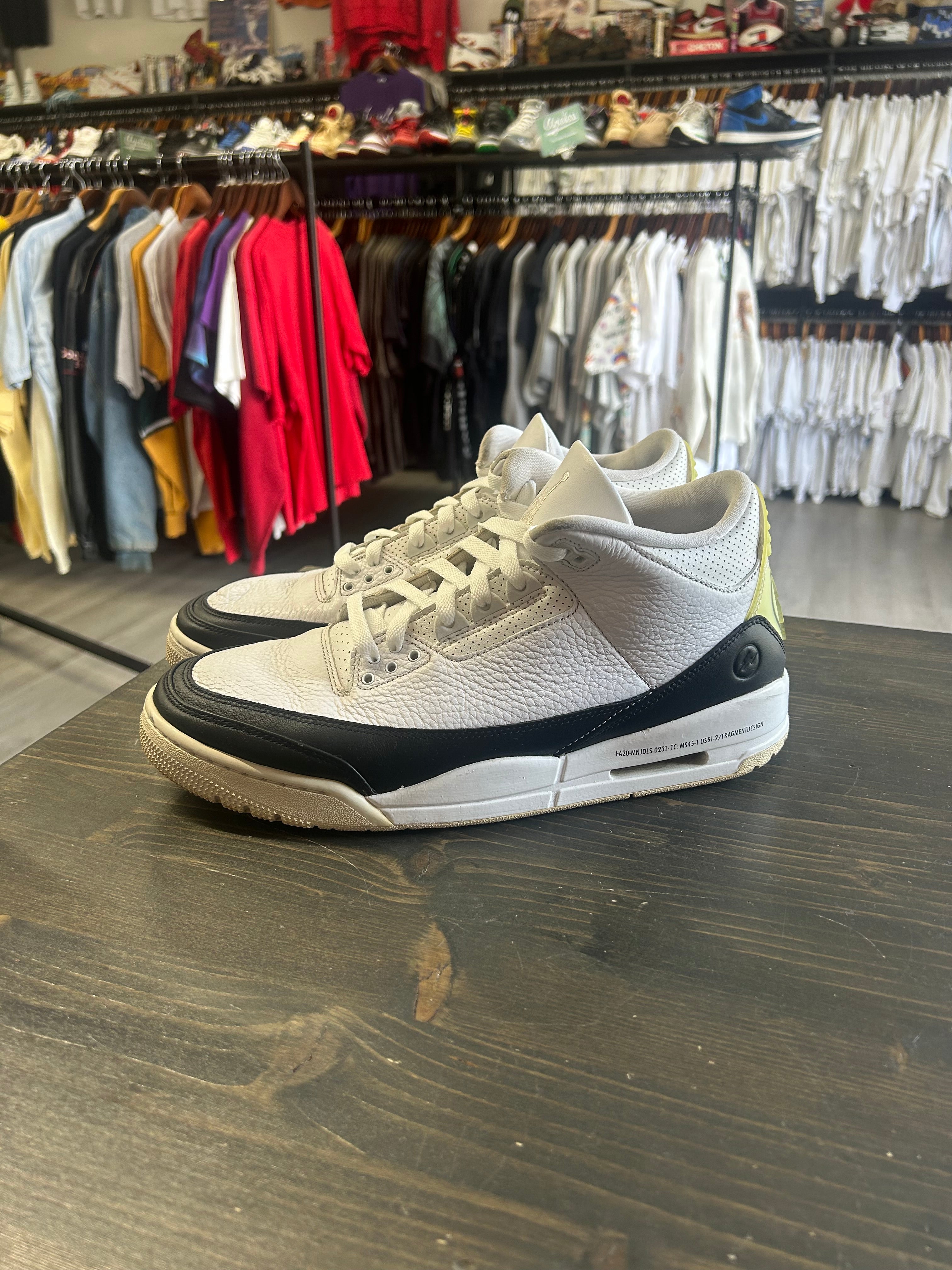Pre Owned Nike Air Jordan 3 Retro SP Fragment Design