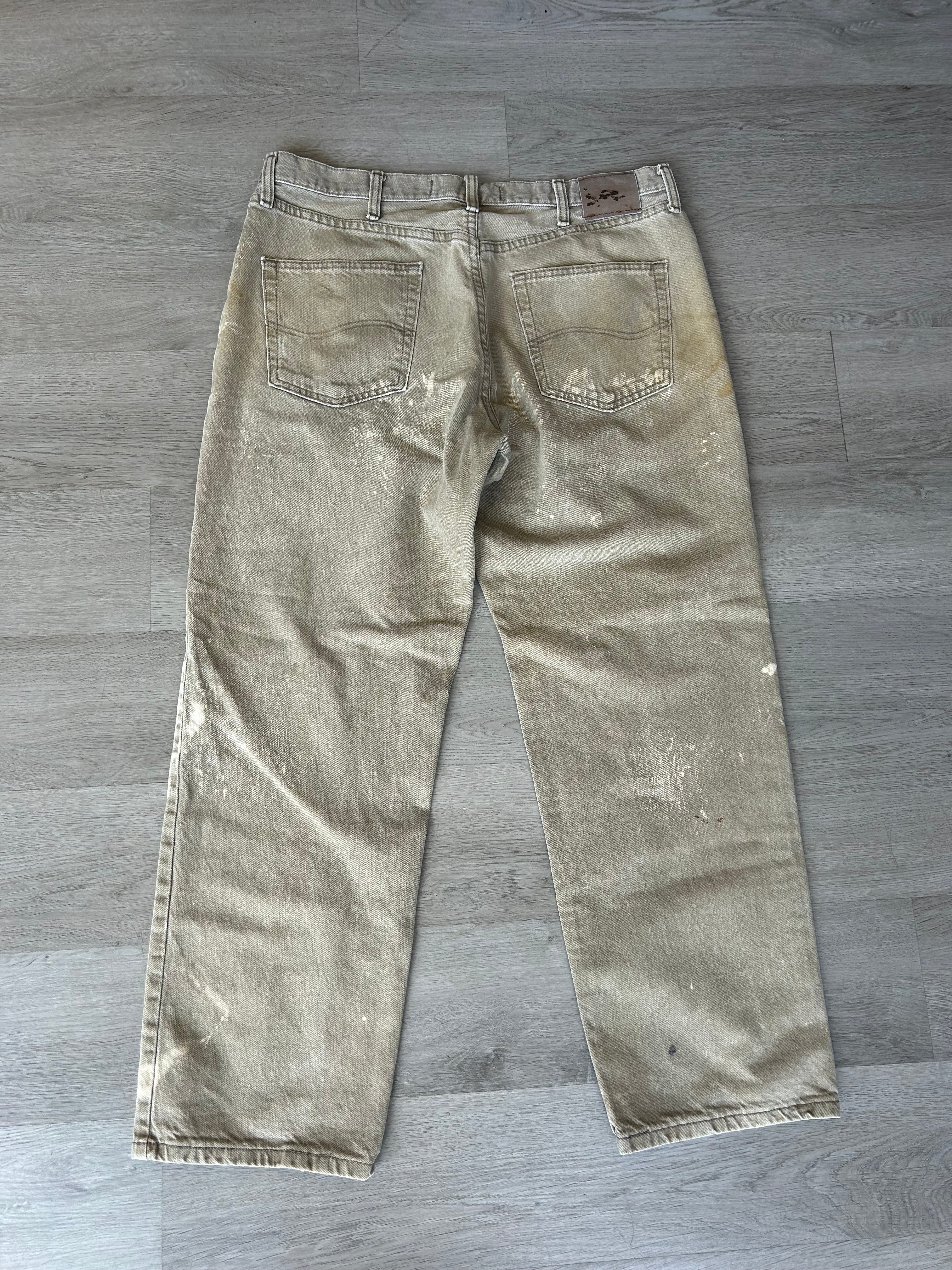 Vintage Lee Bleach Splatter Jeans