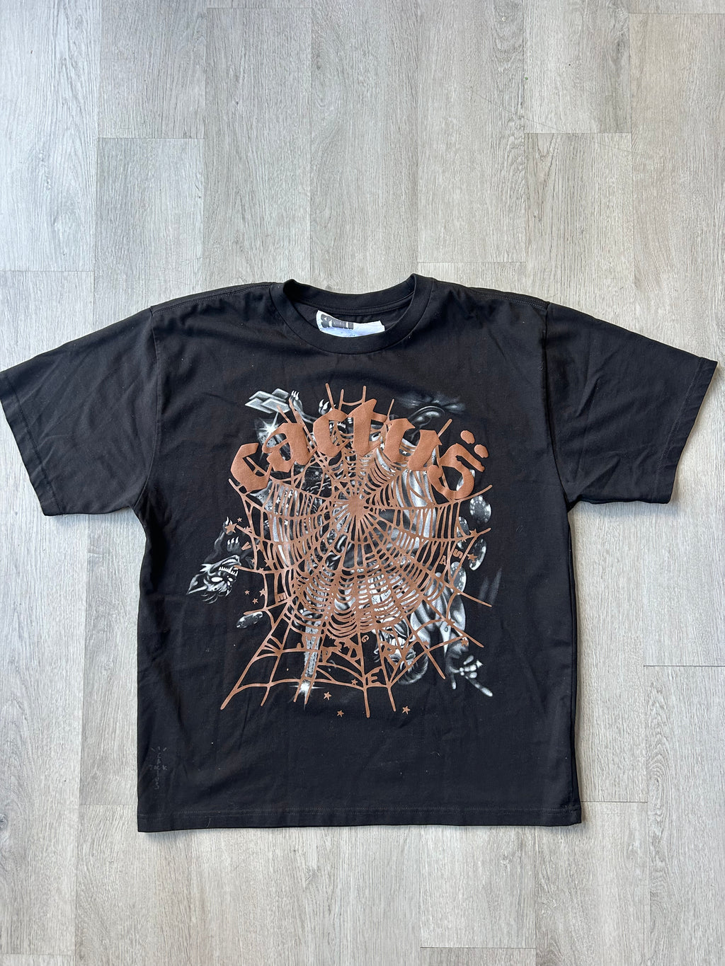 Sp5der x Travis Scott Cactus Jack Airbrush Tee