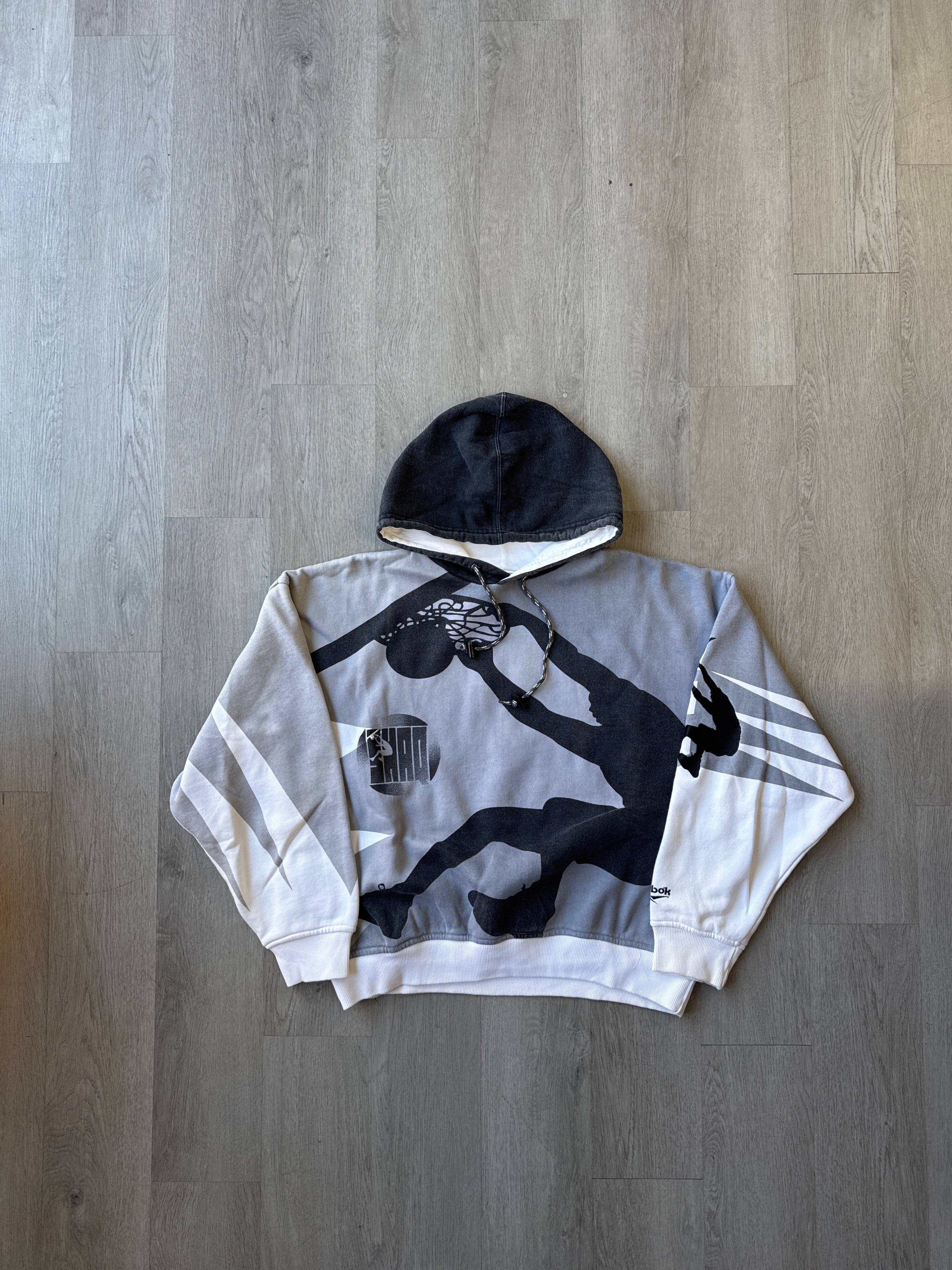 Vintage Reebok Shaq Shaquille O’Neal Dunk Logo Hoodie