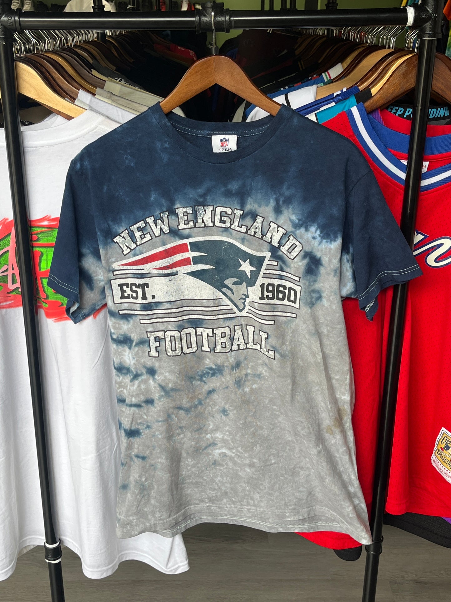 New England Patriots Tie Dye Tee