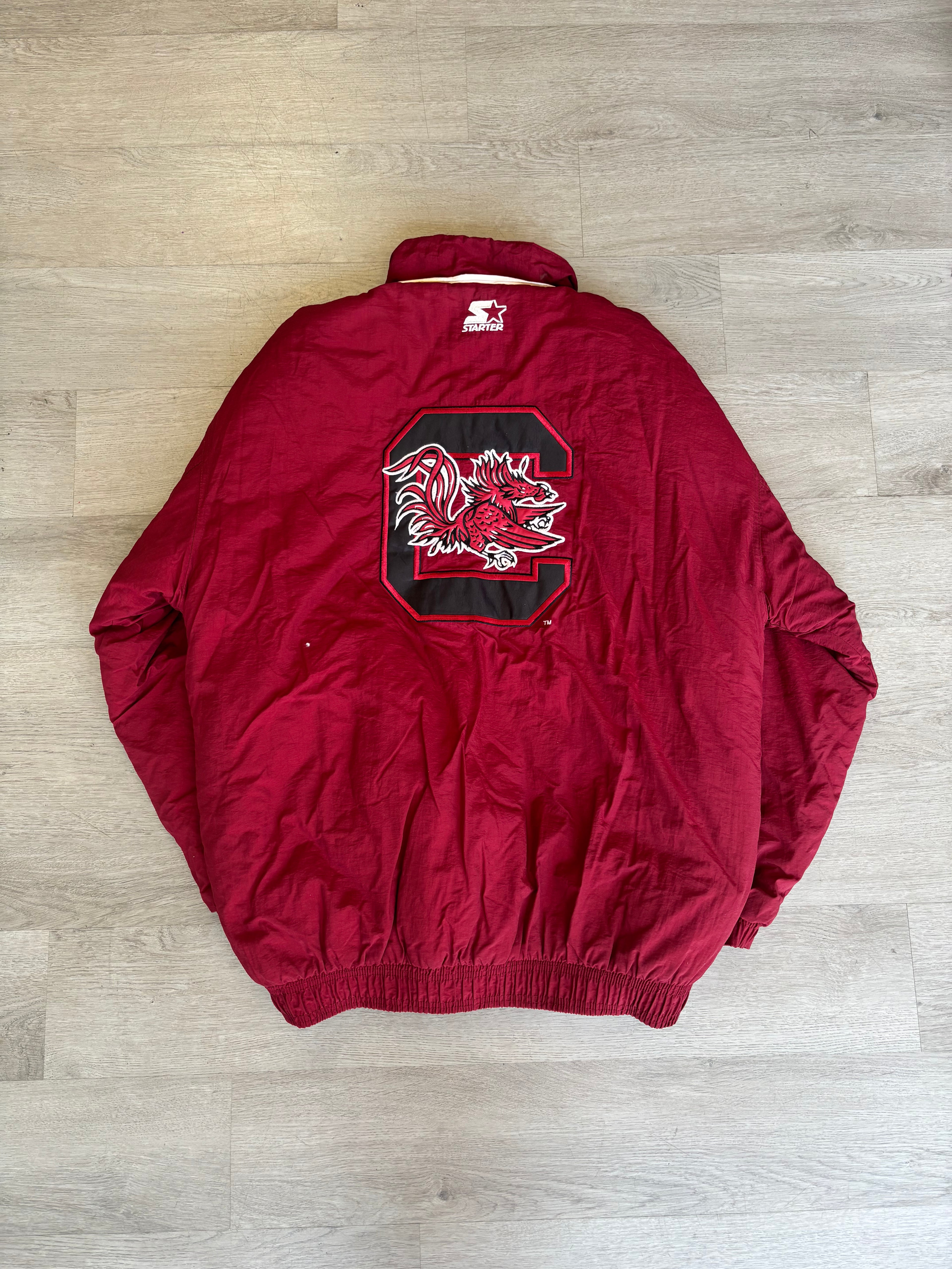 Vintage 1990s Starter South Carolina Gamecocks Snap Button Jacket