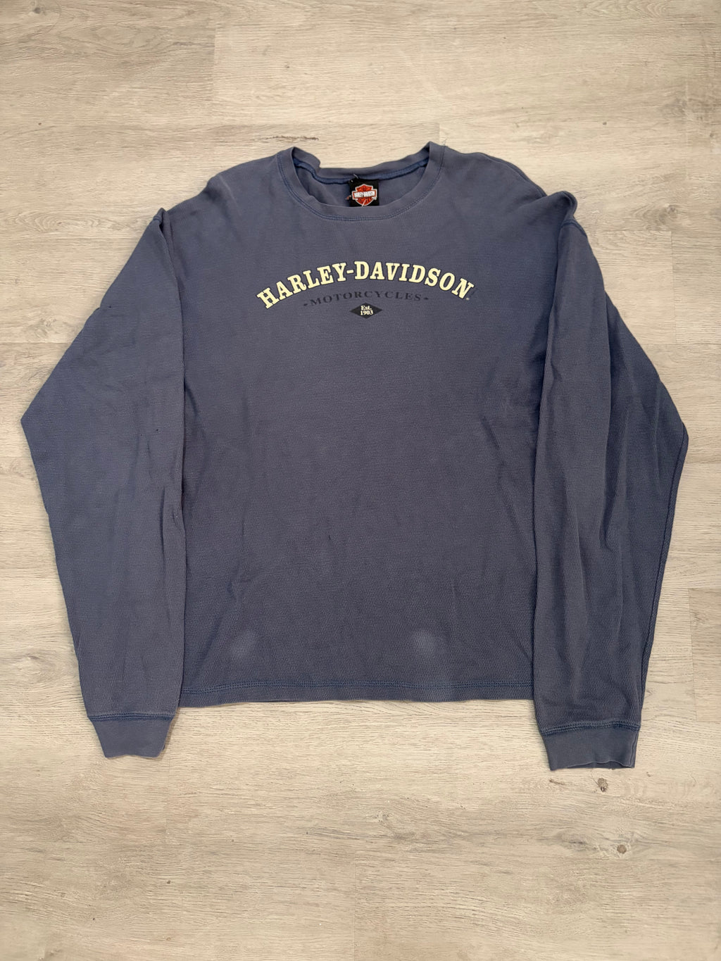 Vintage Harley Davidson Shop Williamsport Maryland Long Sleeve Tee
