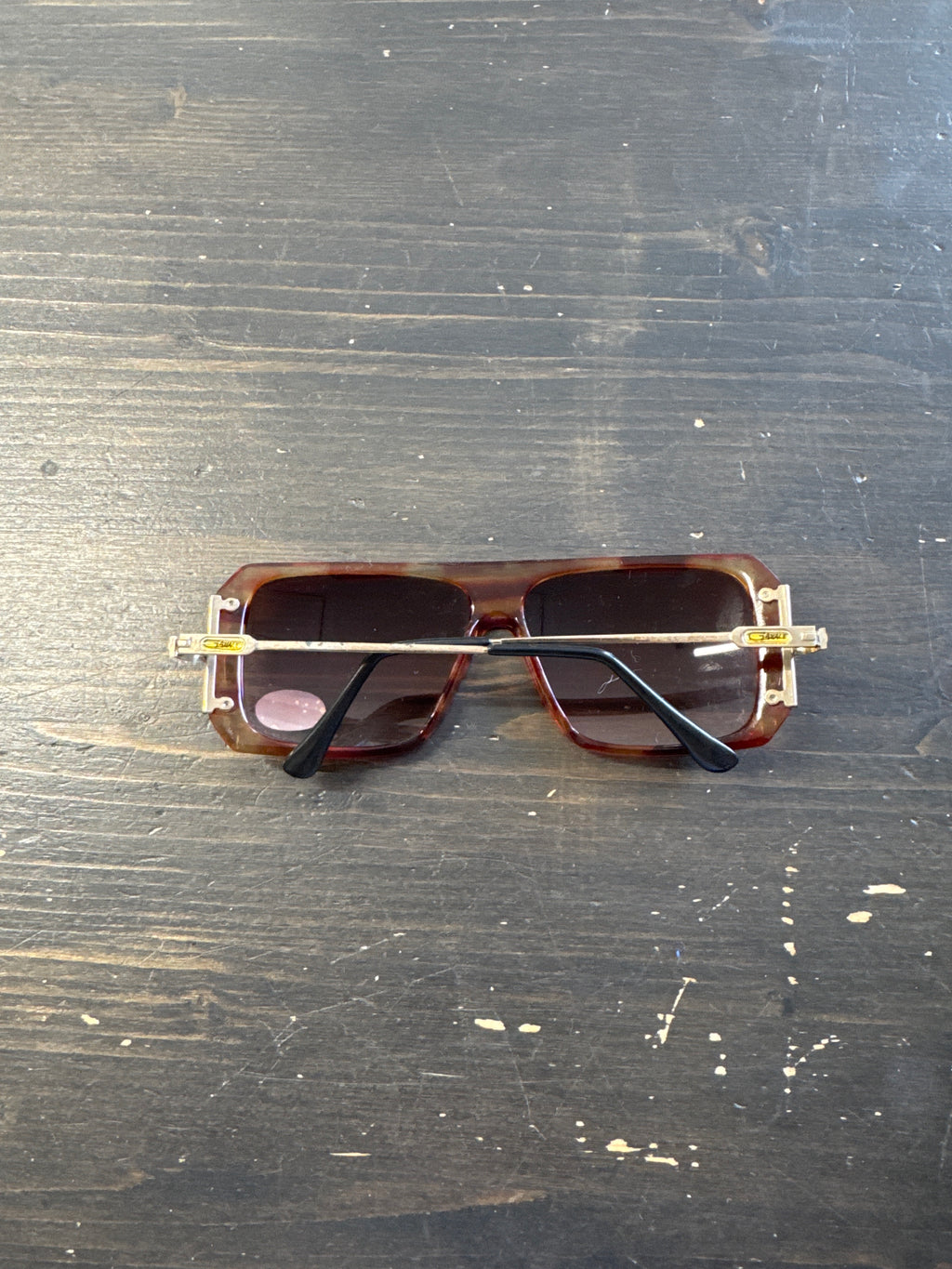 Vintage 80s Gaziale Grandmaster Run DMC Hip Hop Style Cheetah Sunglasses