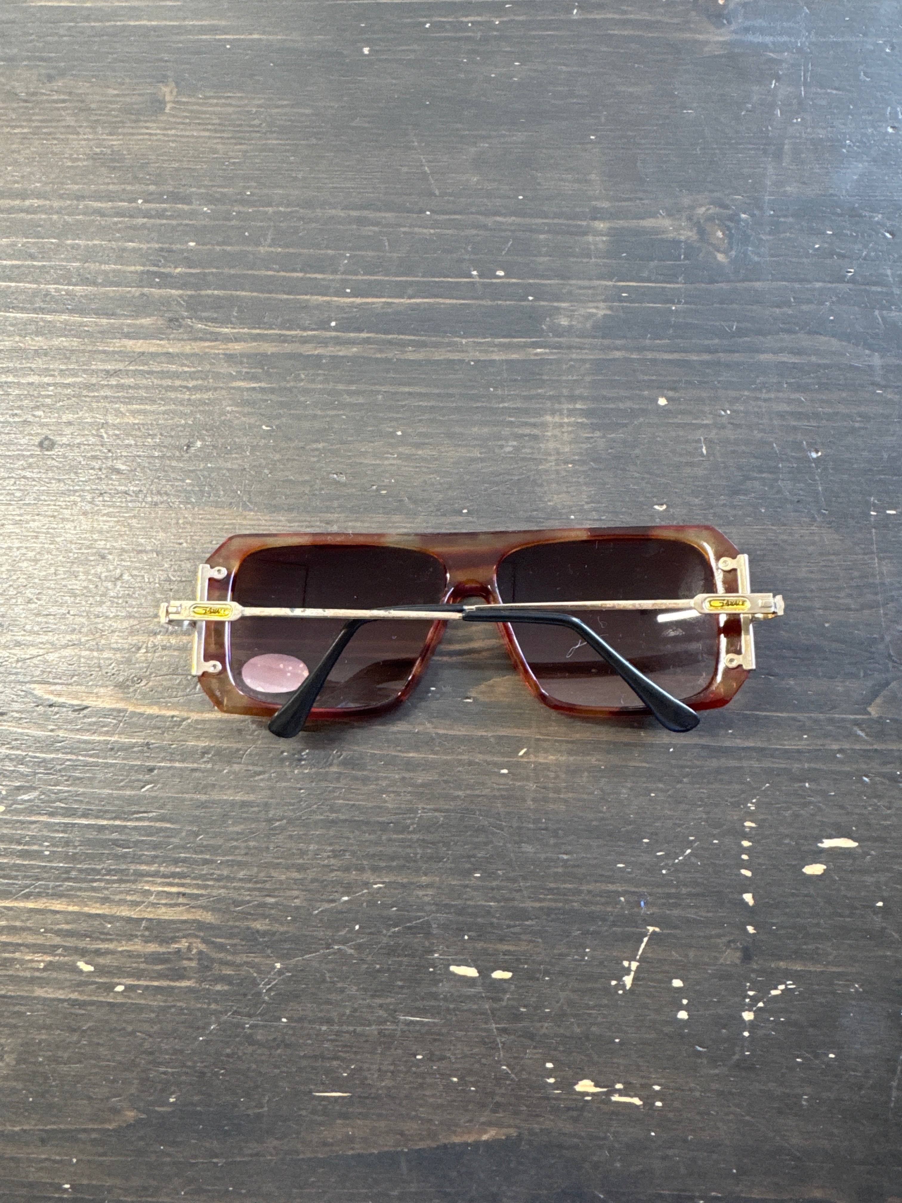 Vintage 80s Gaziale Grandmaster Run DMC Hip Hop Style Cheetah Sunglasses