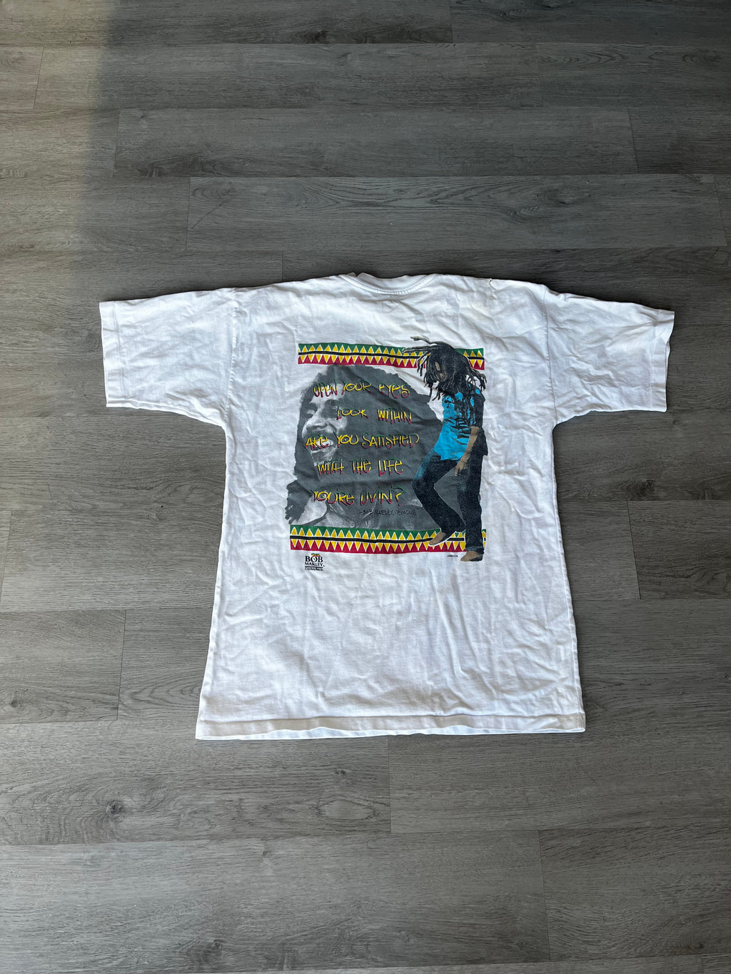 Vintage Bob Marley “Exodus” Quote Tee