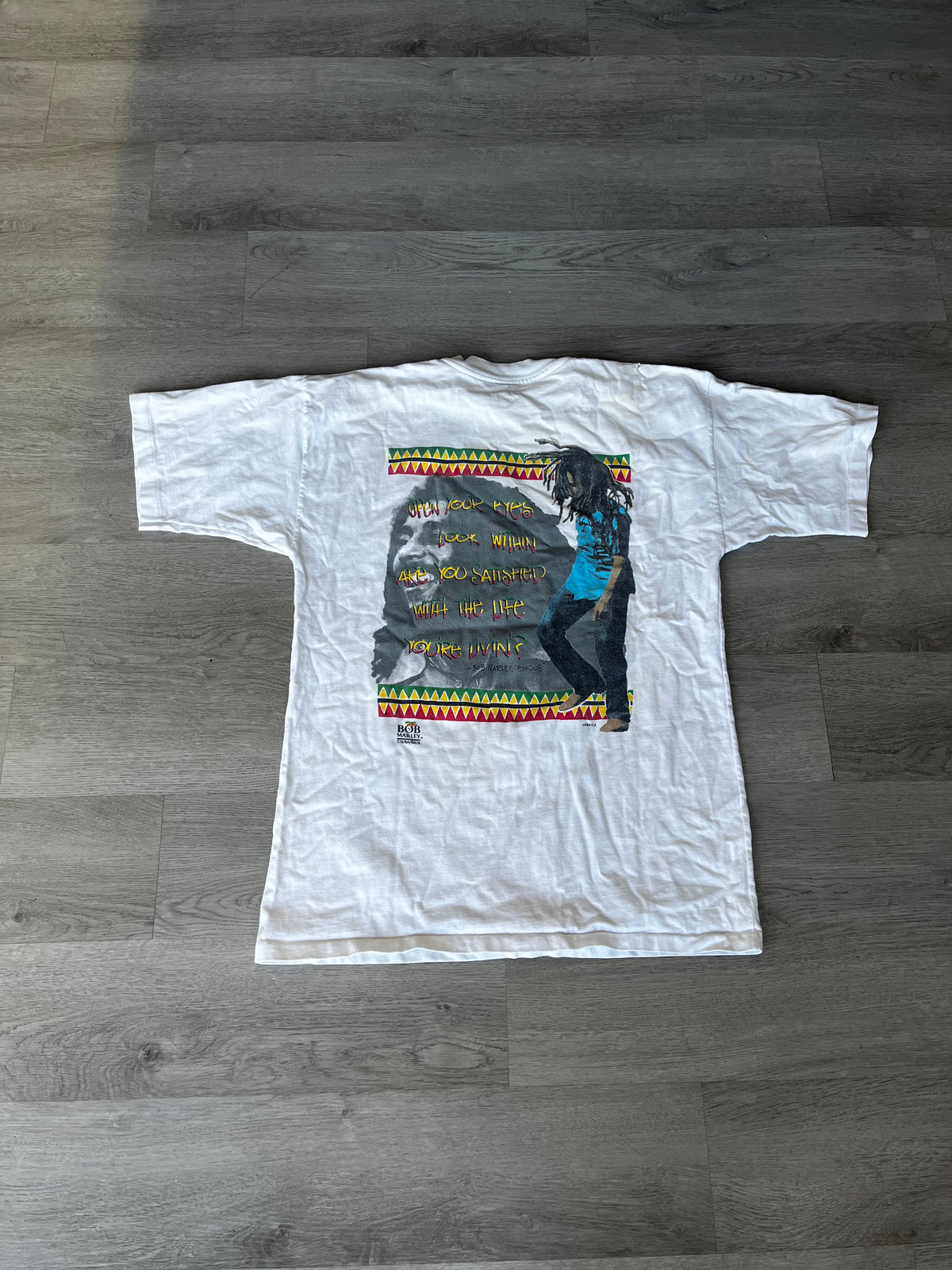 Vintage Bob Marley “Exodus” Quote Tee