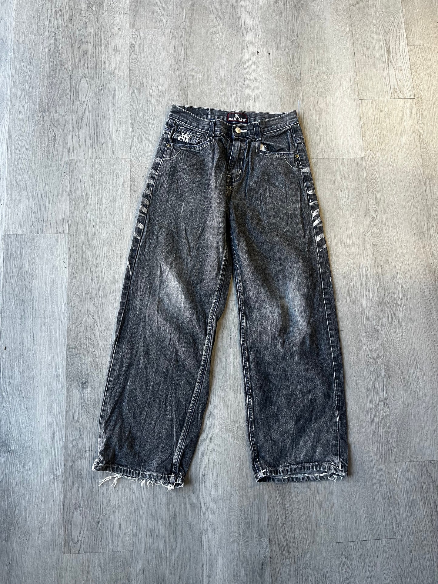 Red Ape Washed Grey Denim Jeans