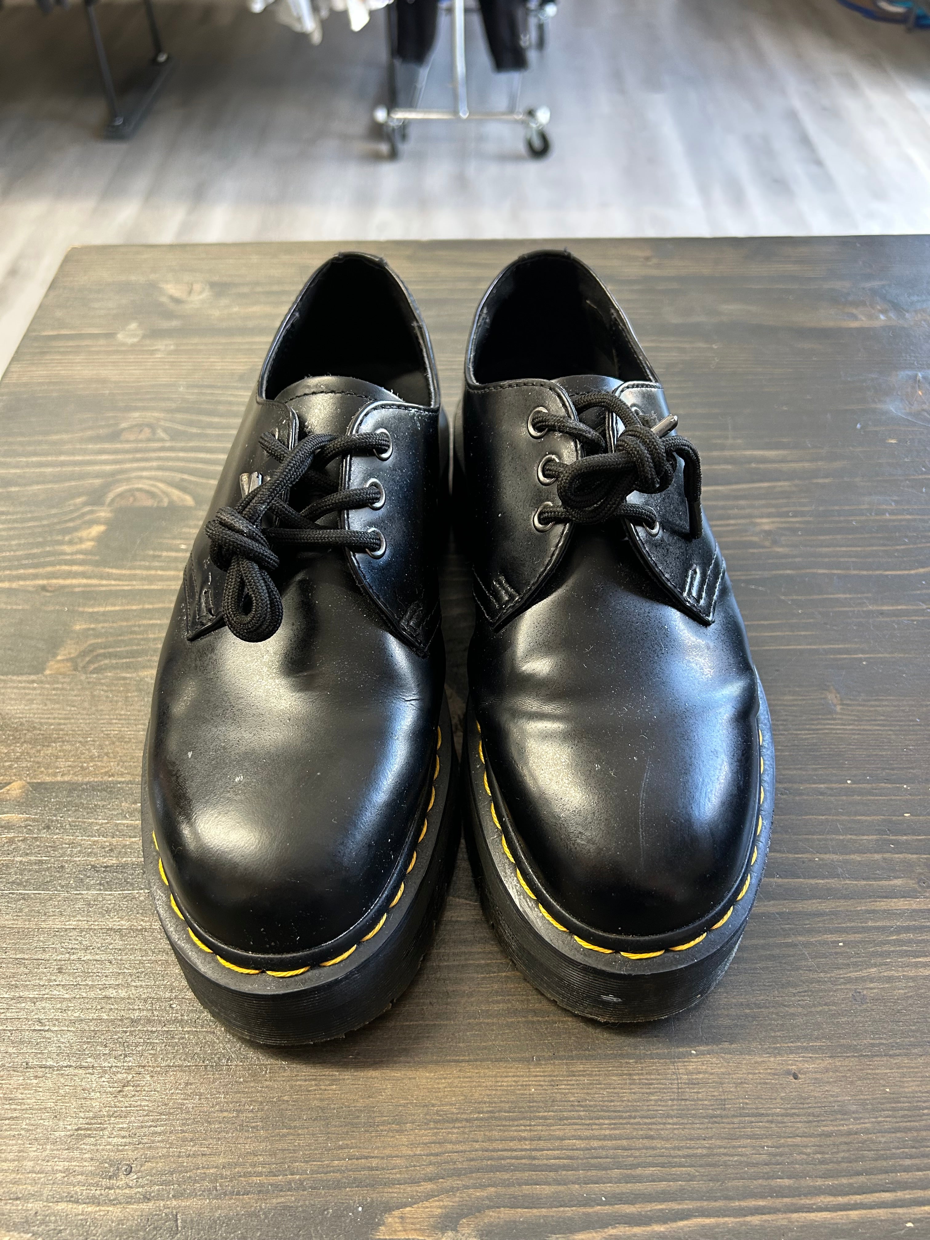 Pre-owned 1461 Smooth Leather Platform Shoes
