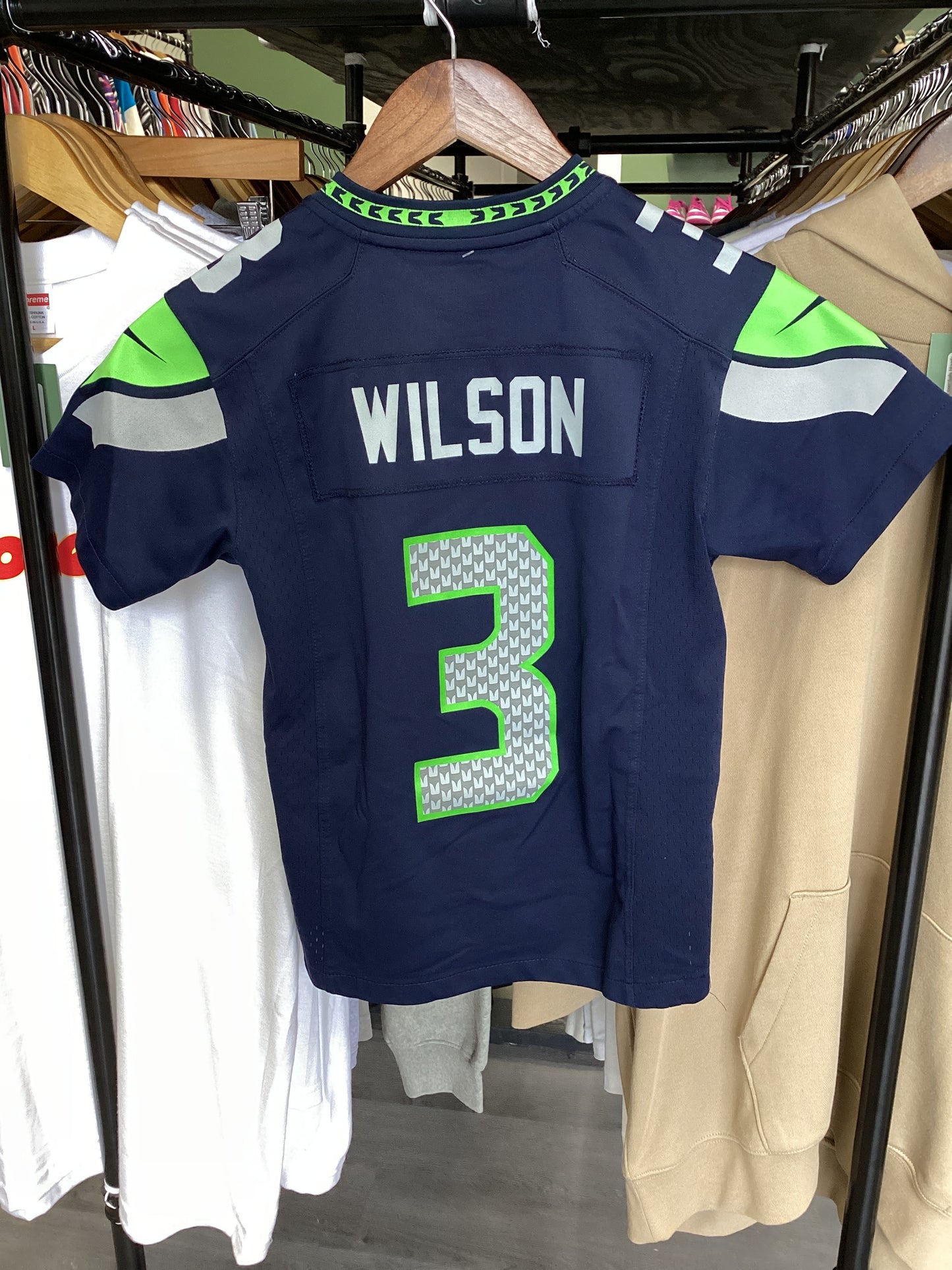 Youth Seattle Seahawks #3 Football Jersey