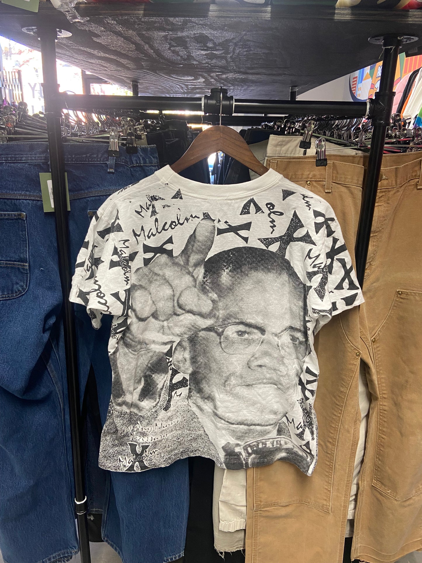 Vintage Malcolm X All Over Print AOP Tee