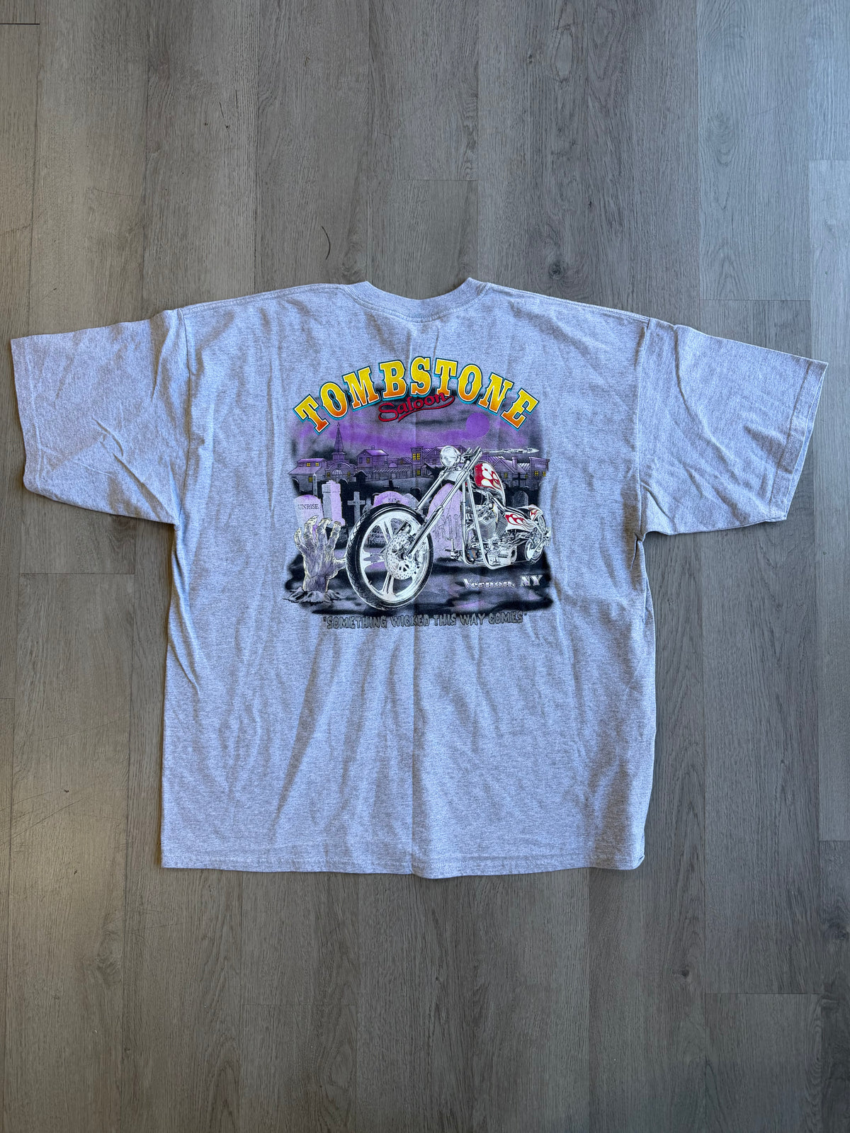 Vintage Tombstone Saloon Pocket Tee