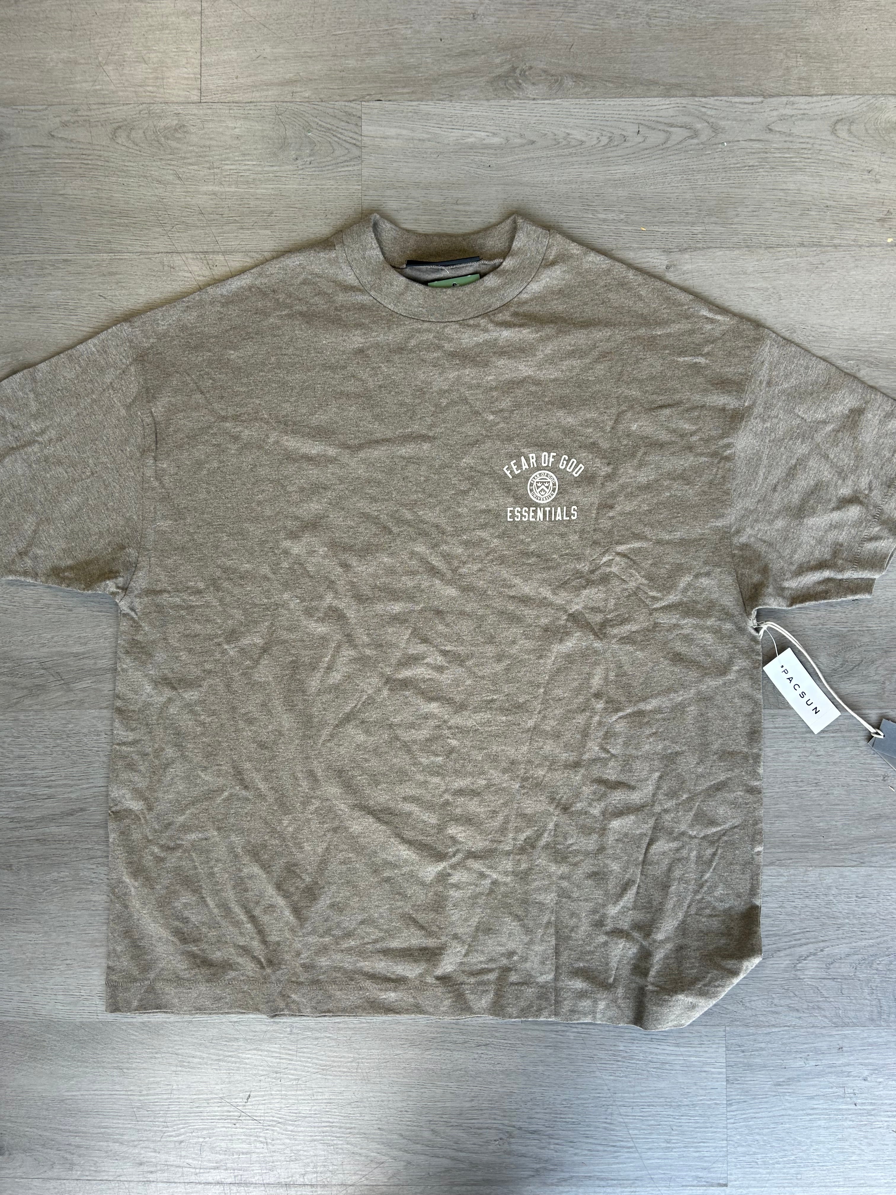 Fear of God Essentials Heather Grey University Tee