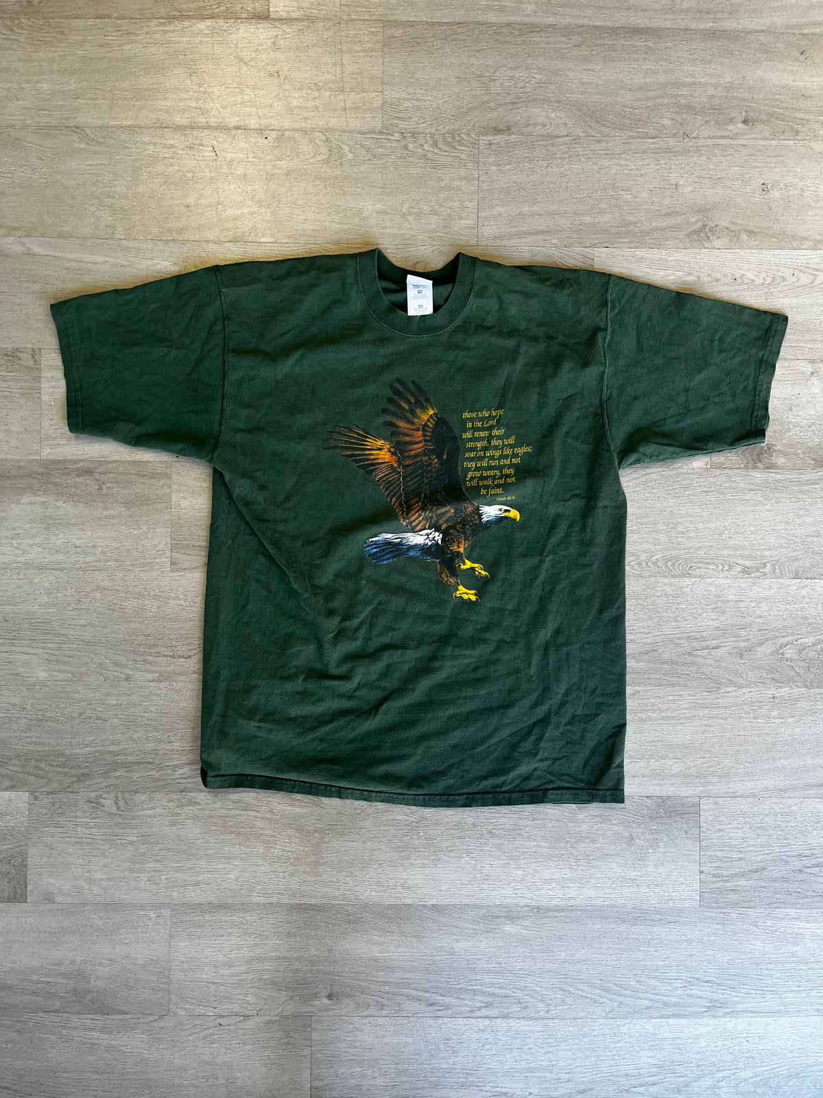 Vintage Eagle Bible Verse Tee