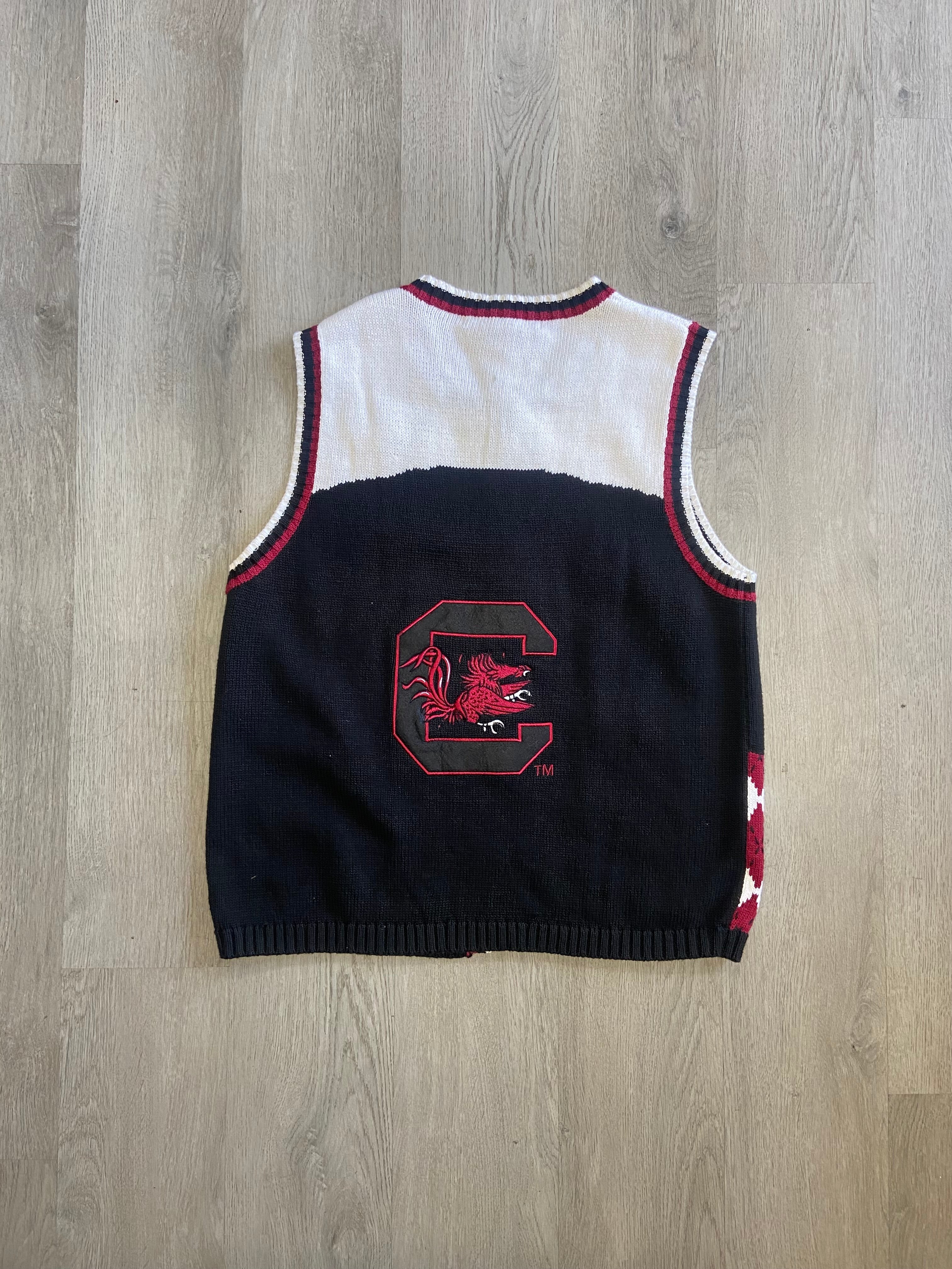 University of South Carolina Embroidered Knitted Sweater Vest
