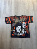 Vintage 90s World Kacy Colors Positive Women Black History All Over Print Tee