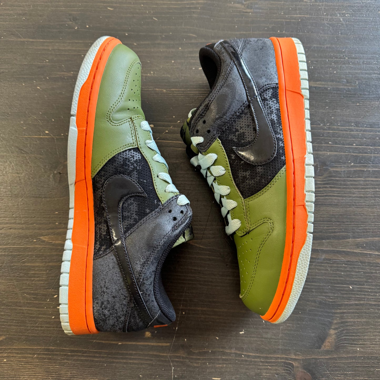 Pre-owned Nike Dunk Low Mandarin Orange Green