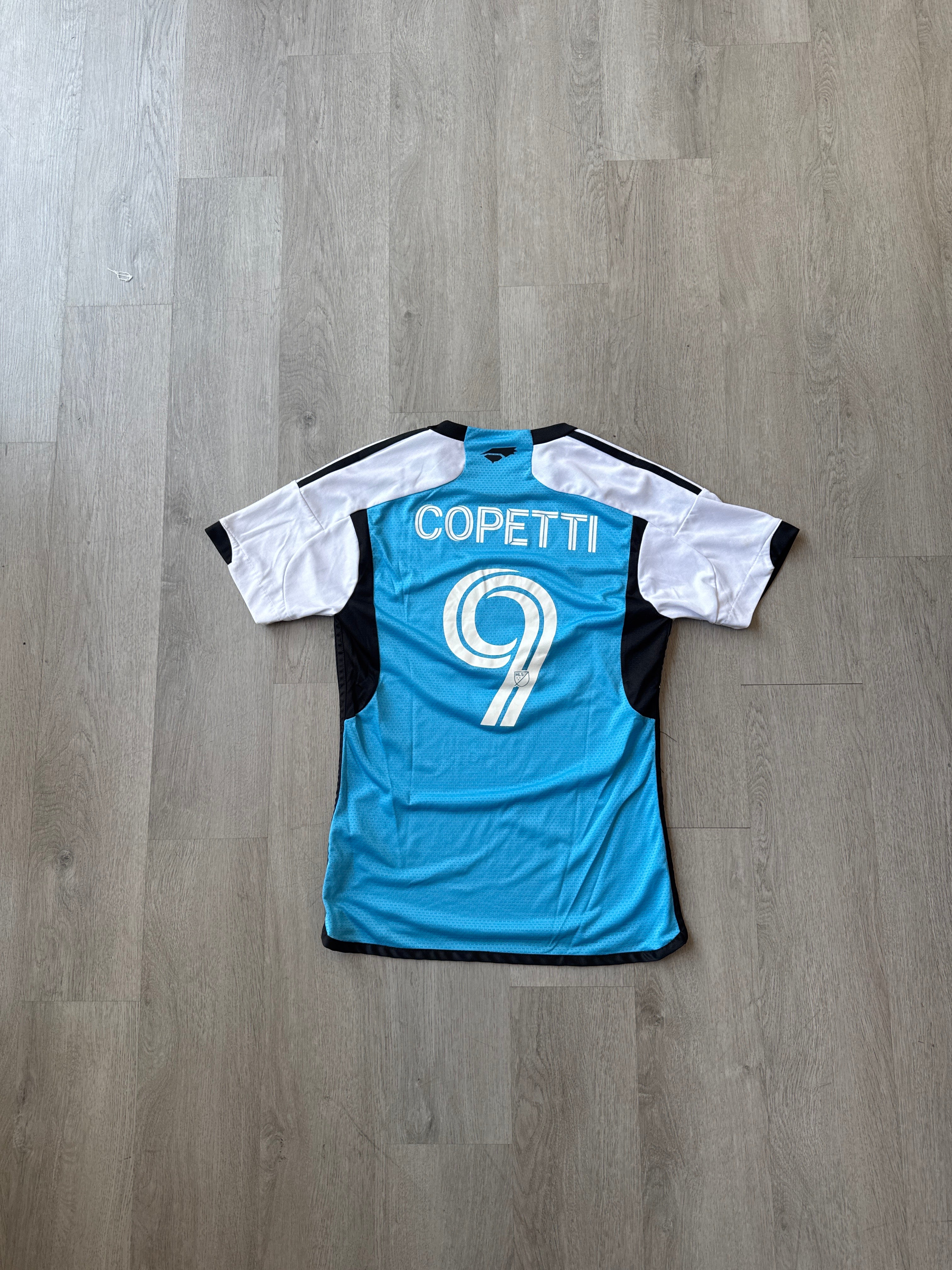 Adidas 2023/24 Charlotte FC Enzo Copetti #9 Home Soccer Jersey