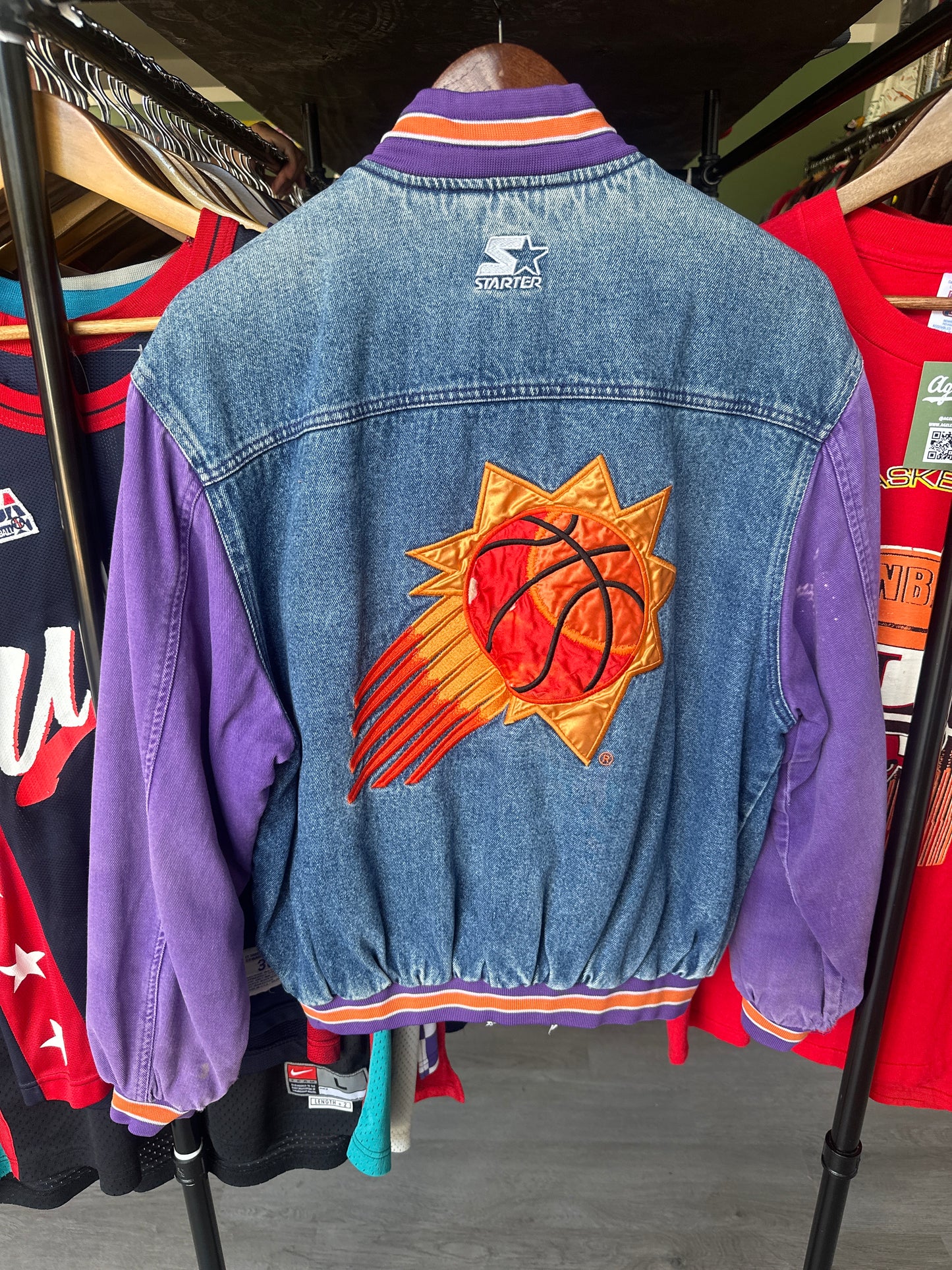 Starter Phoenix Suns Denim Jacket