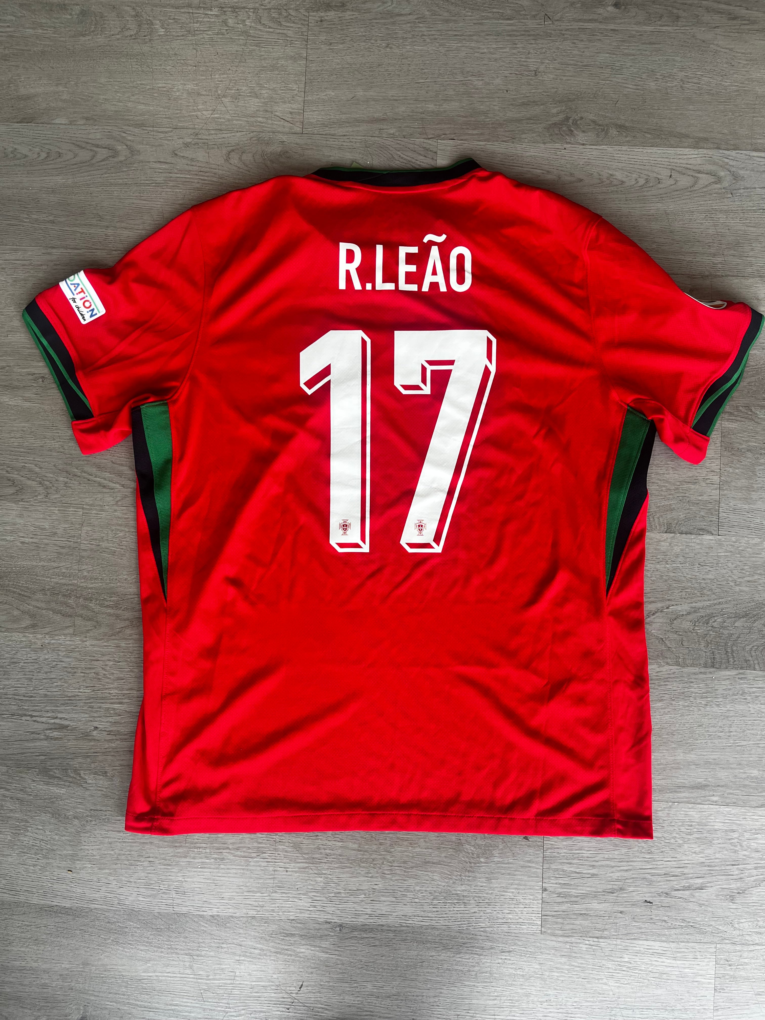 Nike Portugal R. Leao 2024 Home Jersey