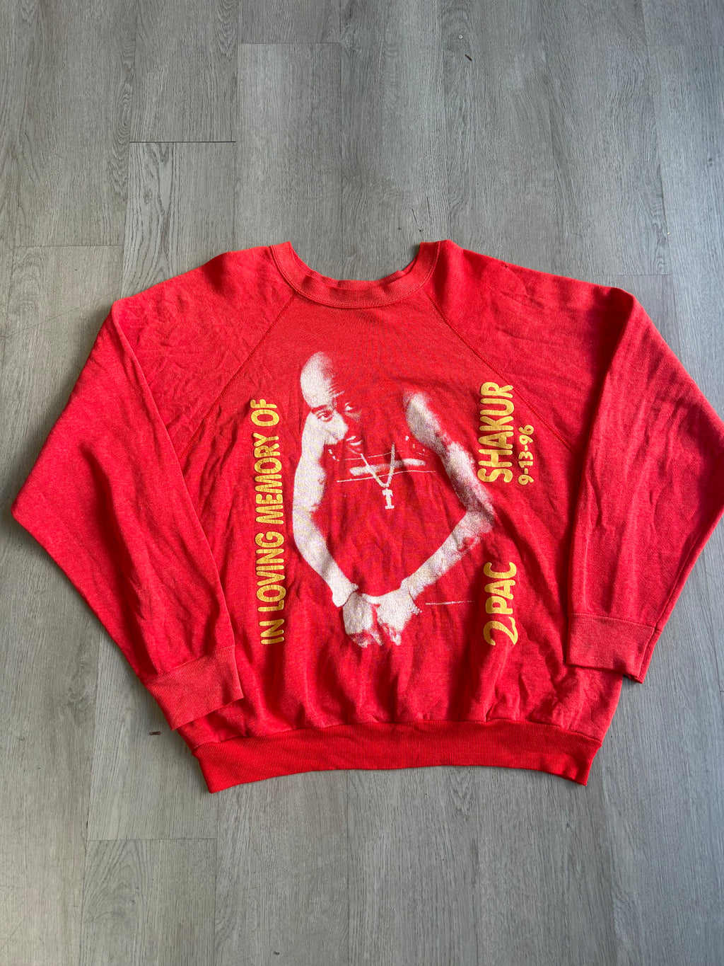 Vintage Tupac In Loving Memory crewneck