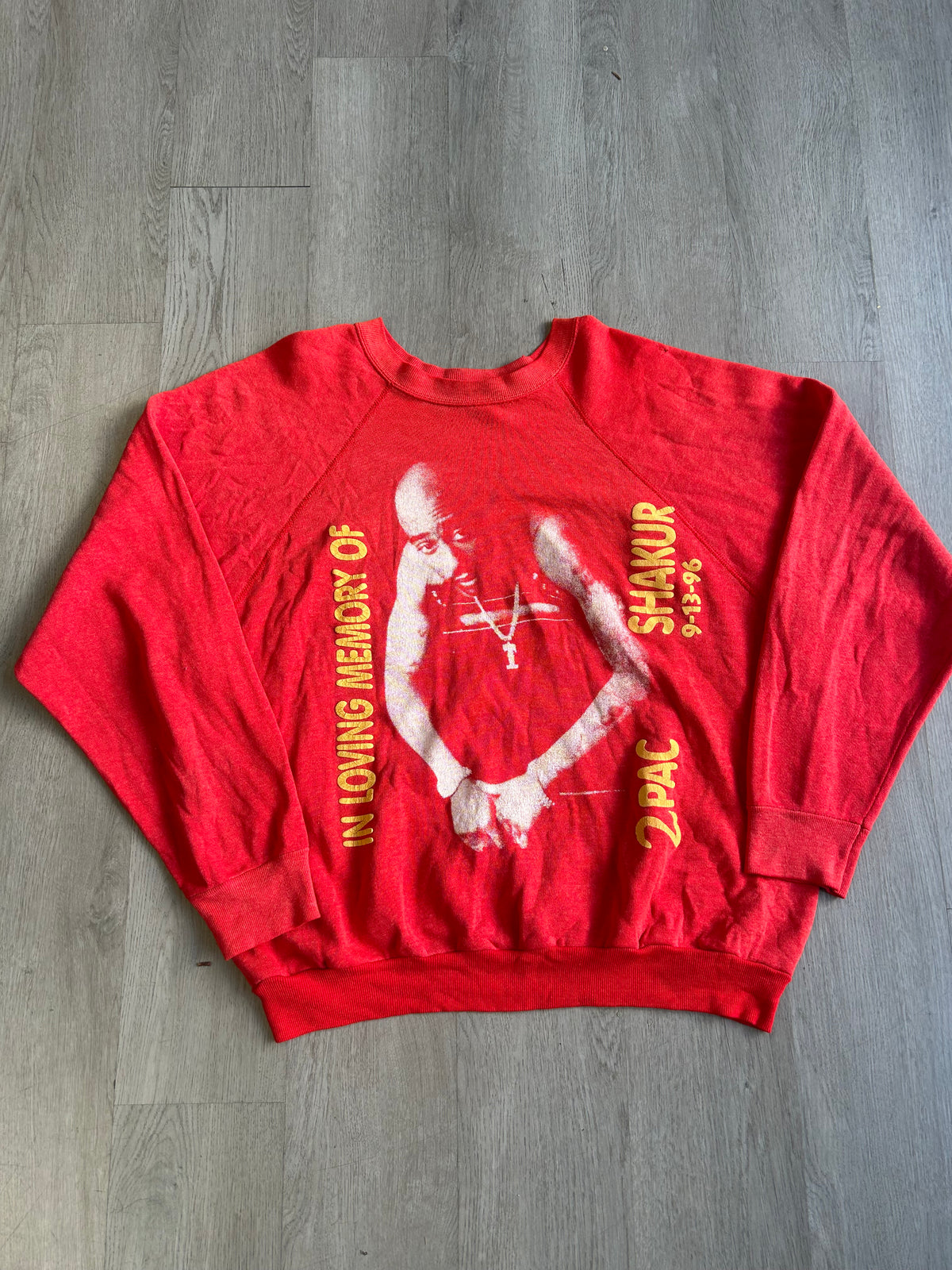Vintage Tupac In Loving Memory crewneck