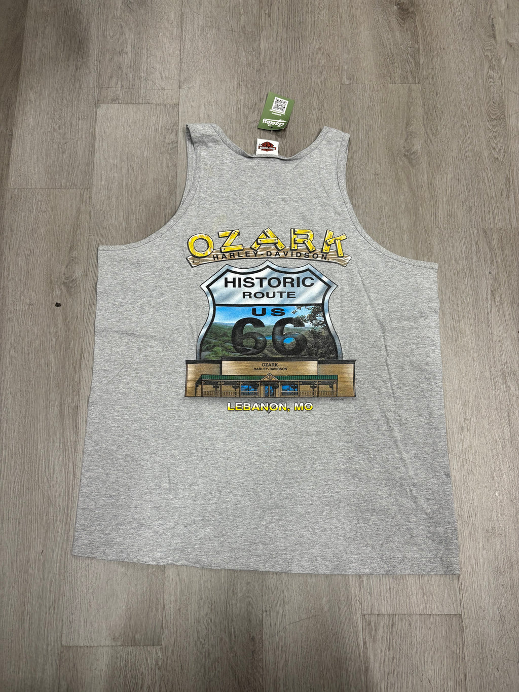 Harley Davidson Ozark Grey Muscle Tee