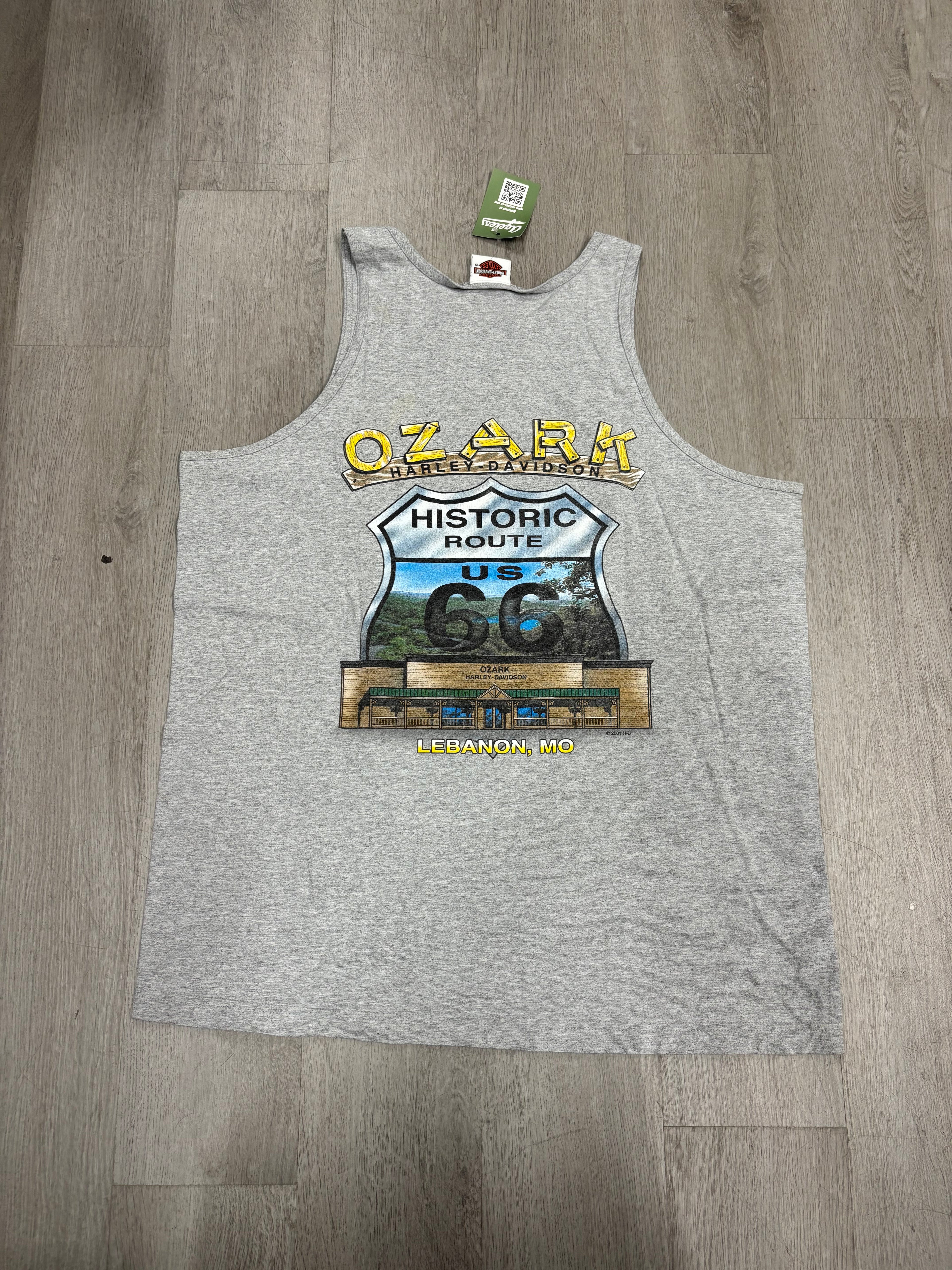 Harley Davidson Ozark Grey Muscle Tee