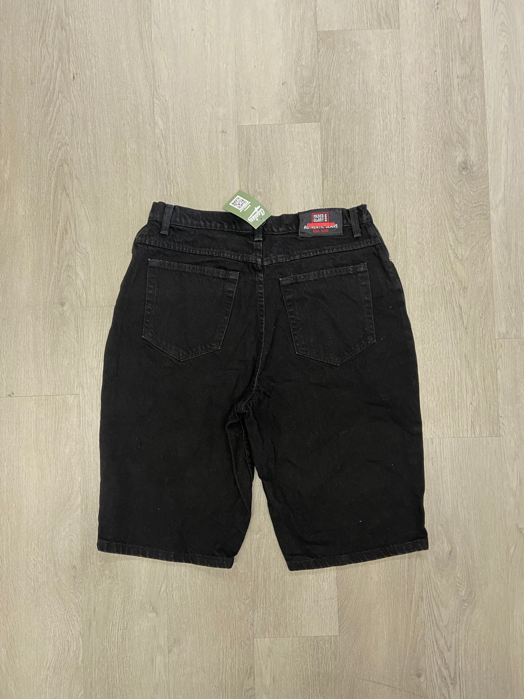 Vintage Faded Glory Black Jorts