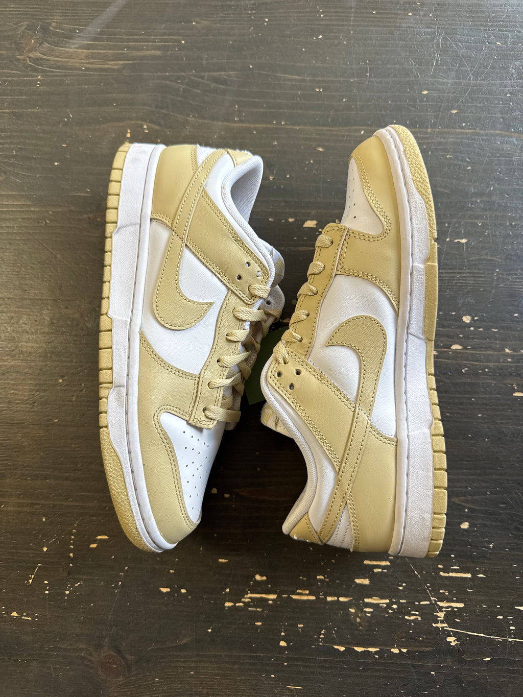 Pre-owned Nike Dunk Low Team Gold