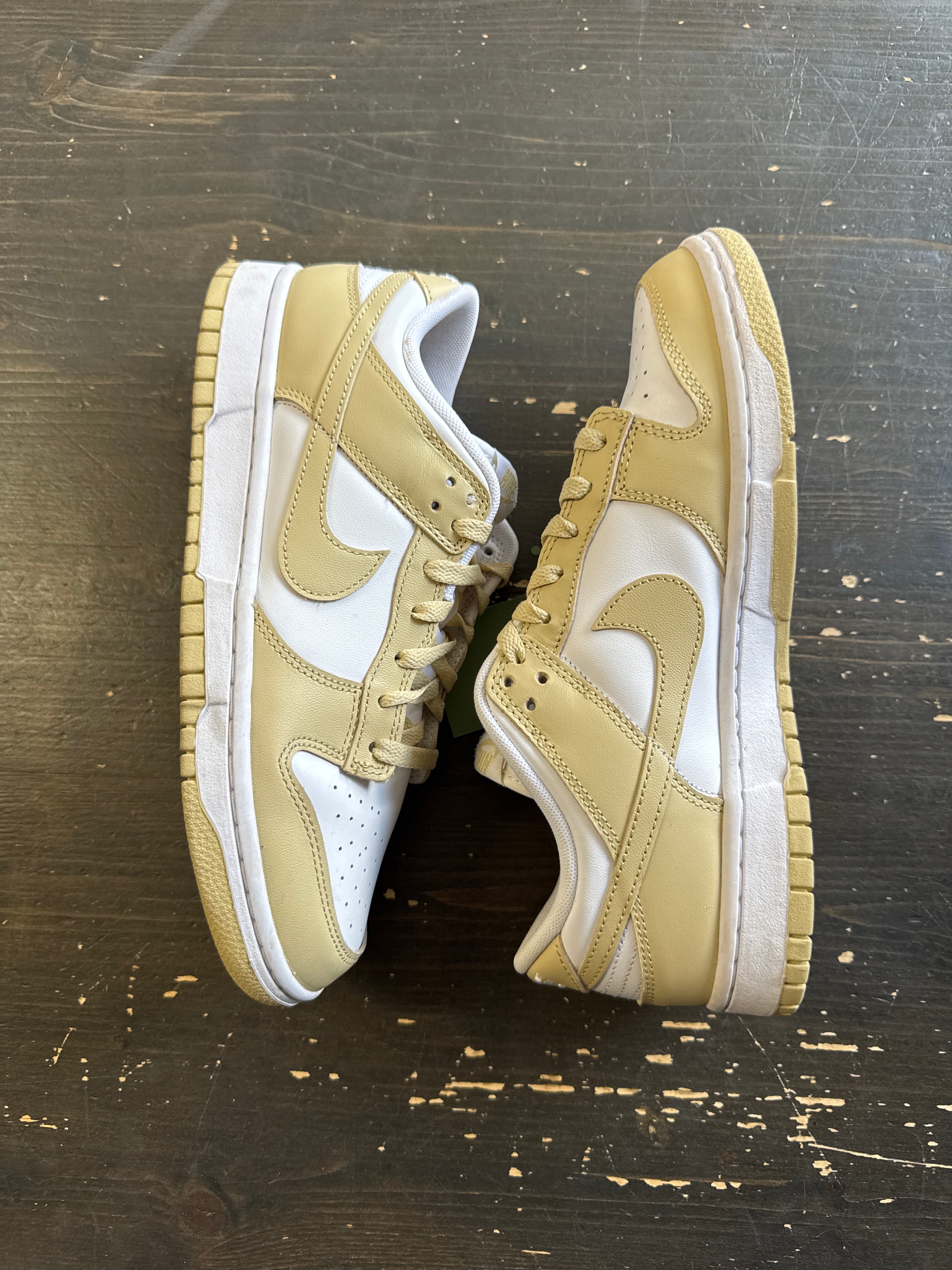 Pre-owned Nike Dunk Low Team Gold