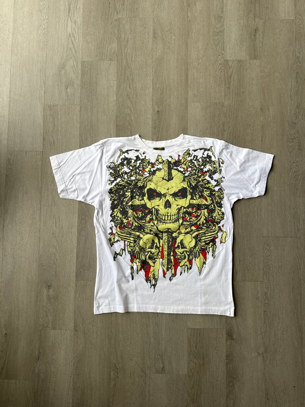 Vintage Y2K U & U Skull Tee