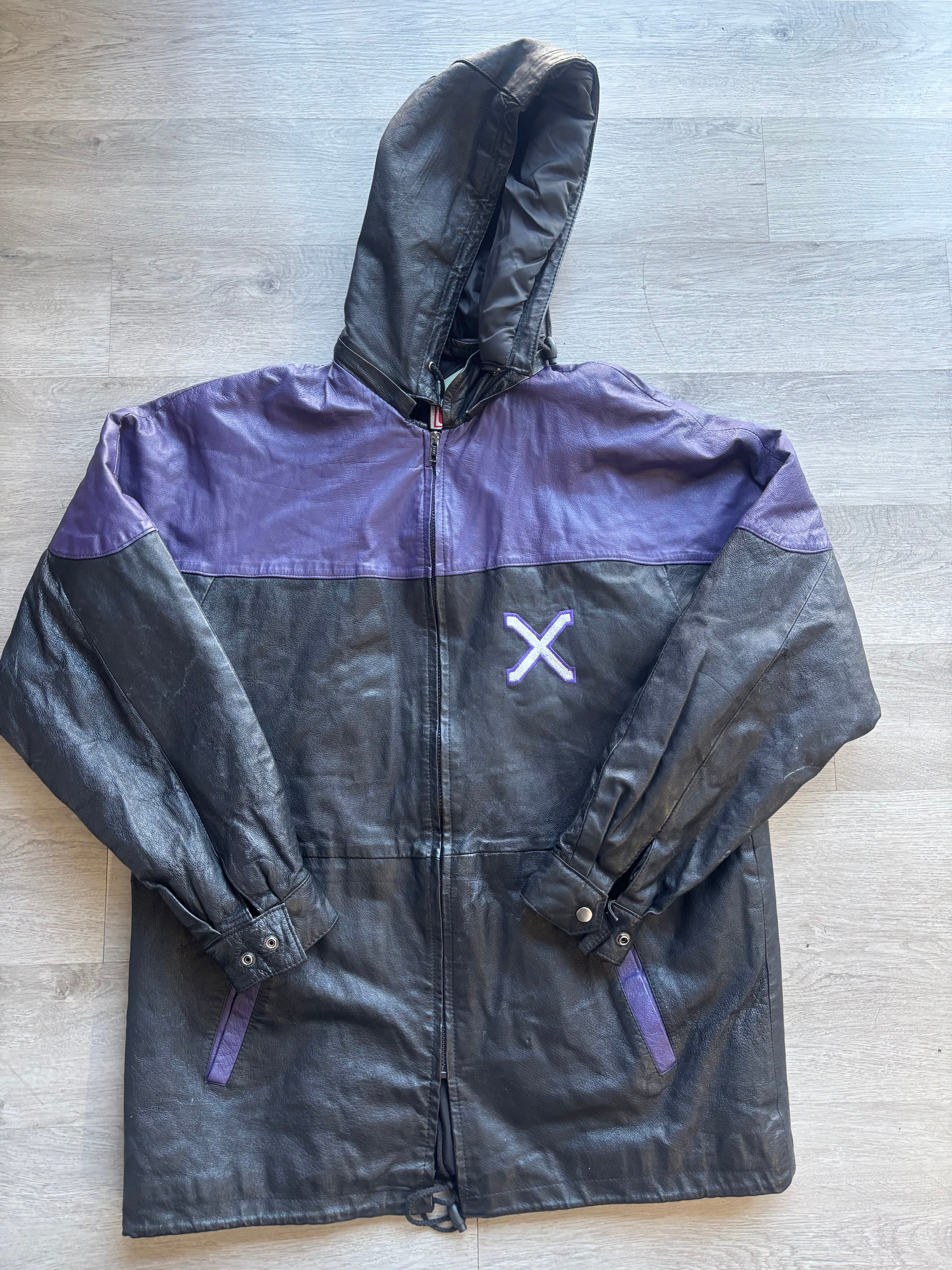 Vintage On Deman Corp Malcom X Leather Jacket