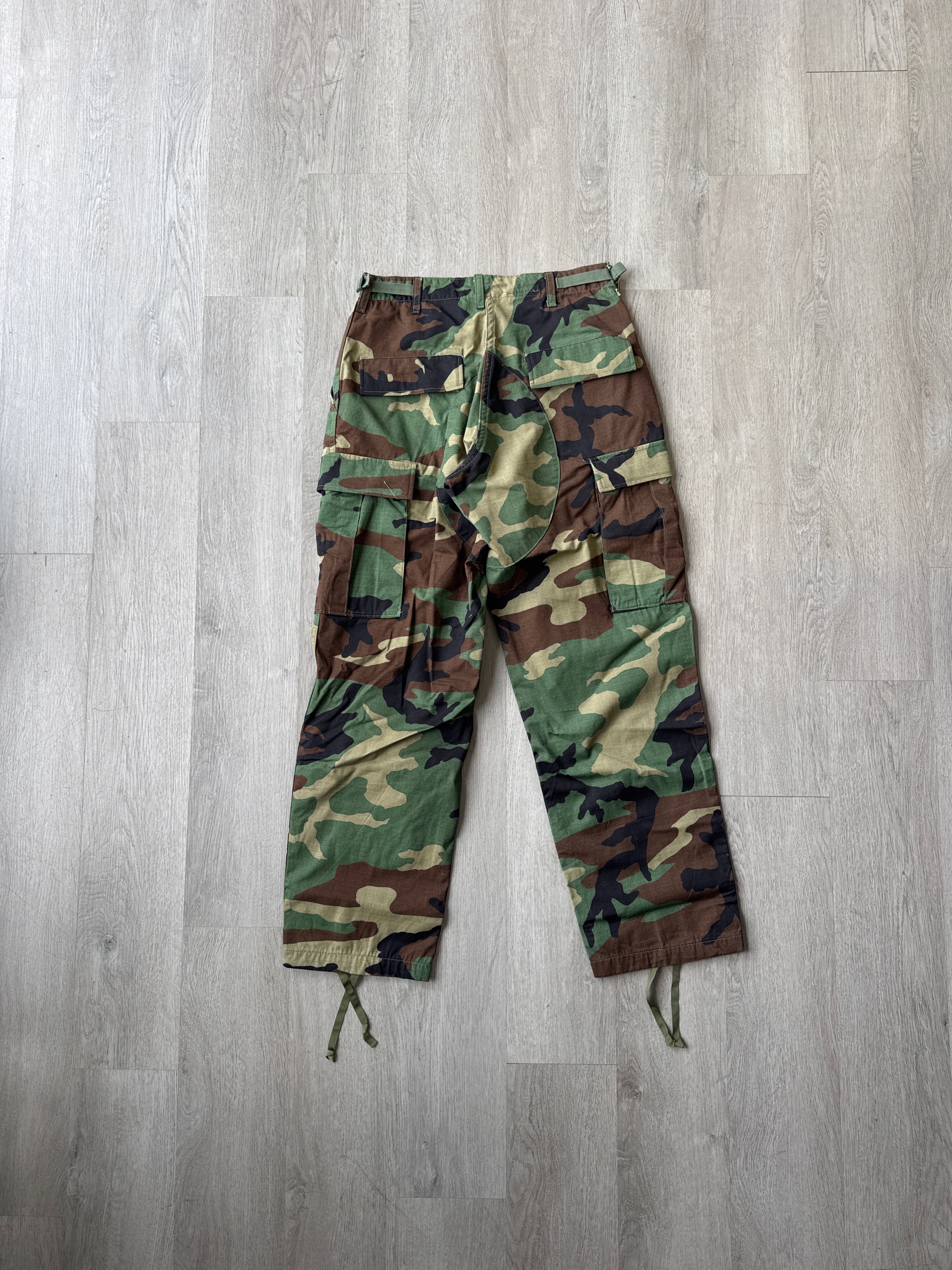 Vintage Military Camo Cargo Pants