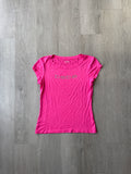 Y2K Women’s Bebe Bedazzled Logo Pink Tee