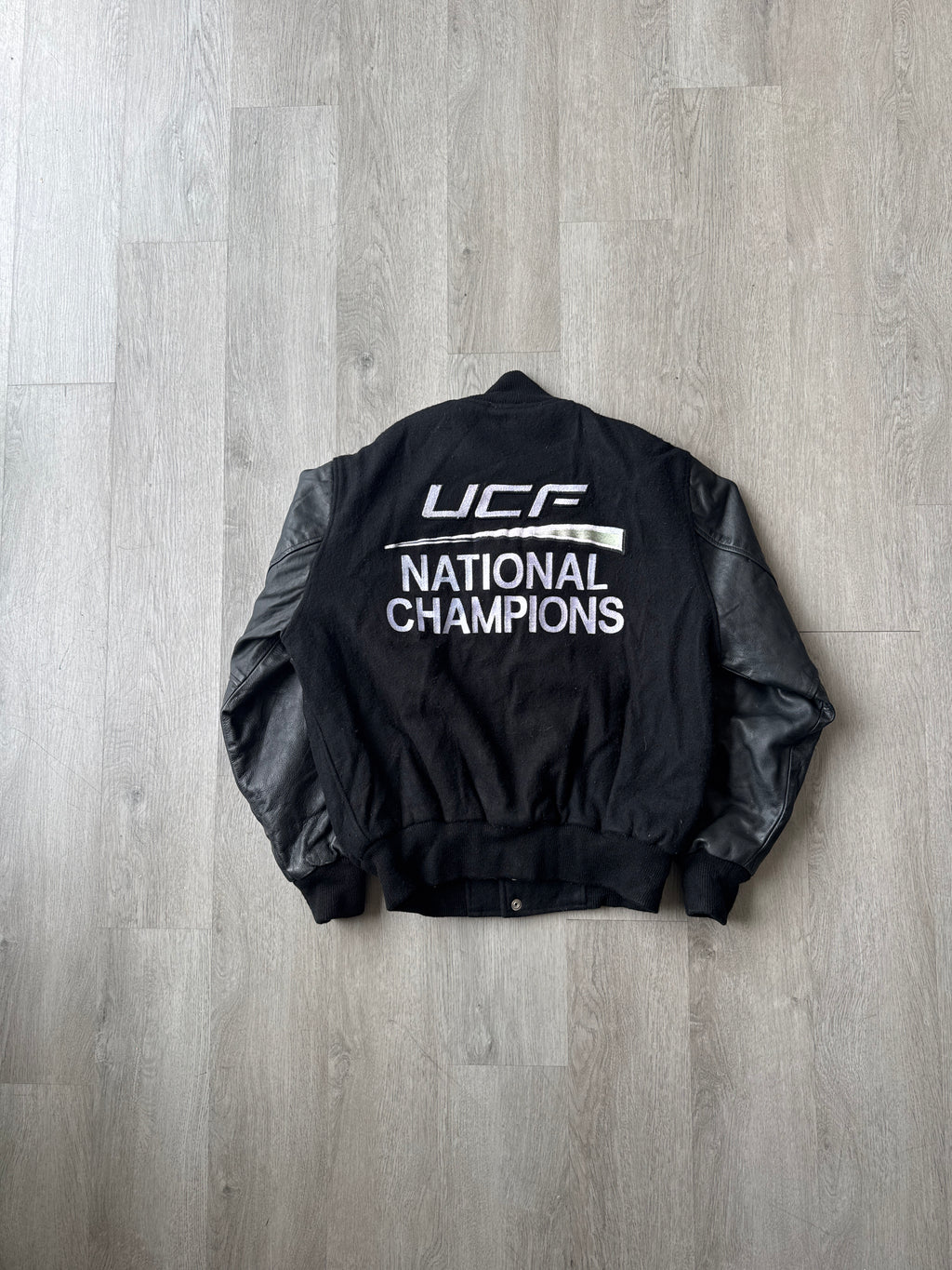 Vintage UCF National Champions EmbroideredVaristy Leather Jacket