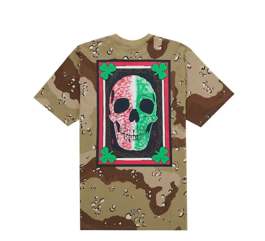 Supreme Chocolate Chip Camo Mike Kelley Banner SS26 Tee
