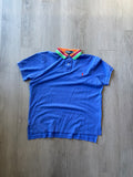 Blue Polo Ralph Lauren Color-Block Collar Shirt