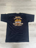 Vintage Flaming Eagle Harley Davidson Tee