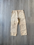Vintage Dickies Distressed Faded Tan Carpenter Pants