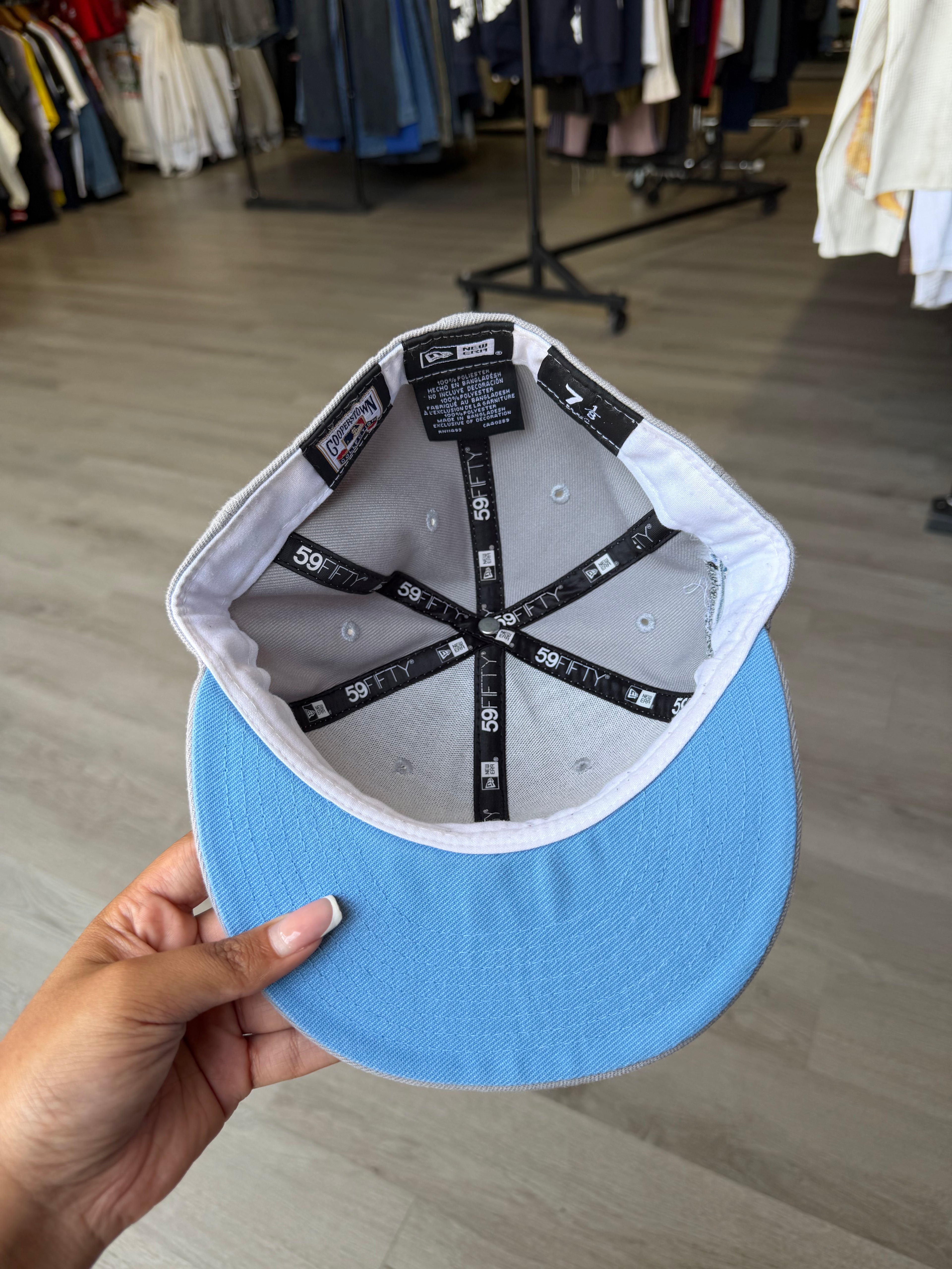 New Era New York Yankees Grey Fitted Hat
