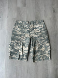 Military Camo Cutoff Shorts