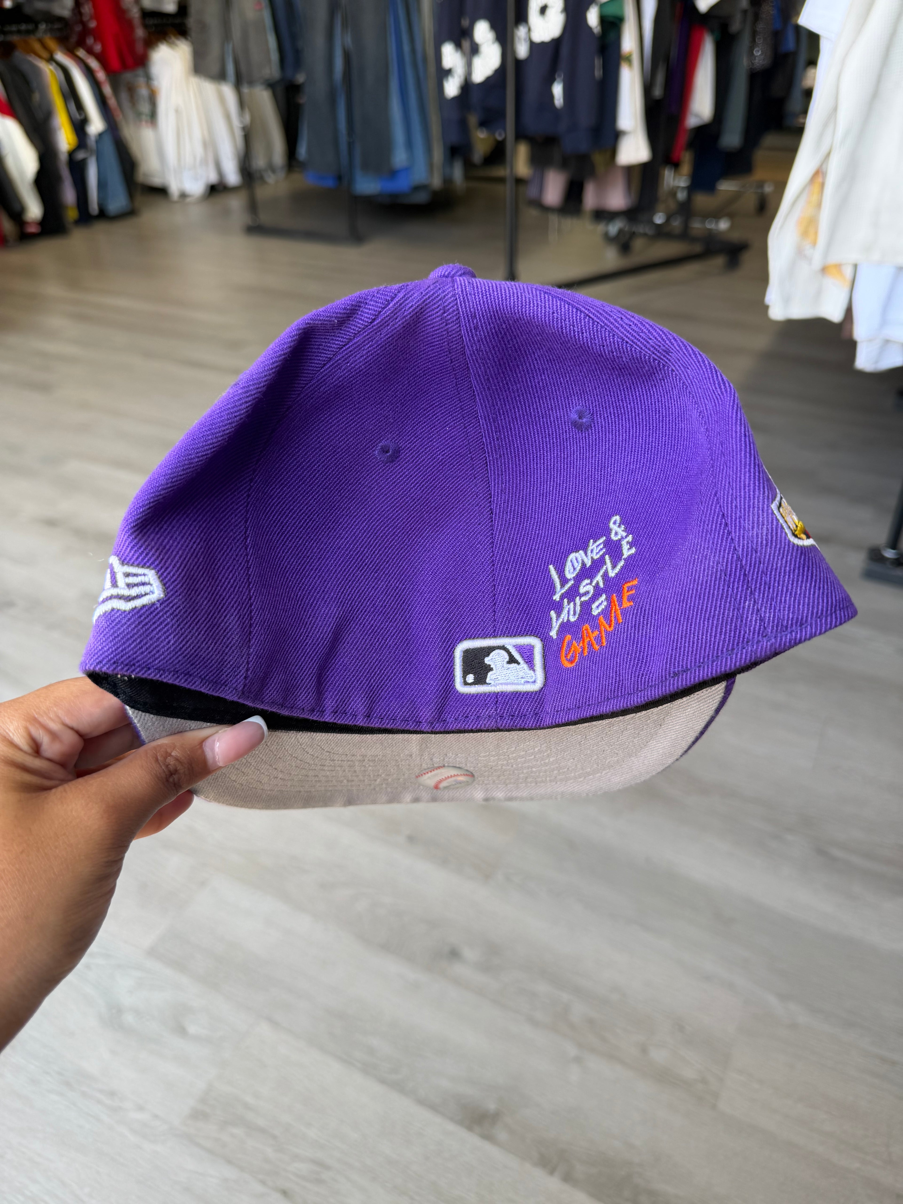 New Era Arizona Diamondbacks Purple Fitted Hat