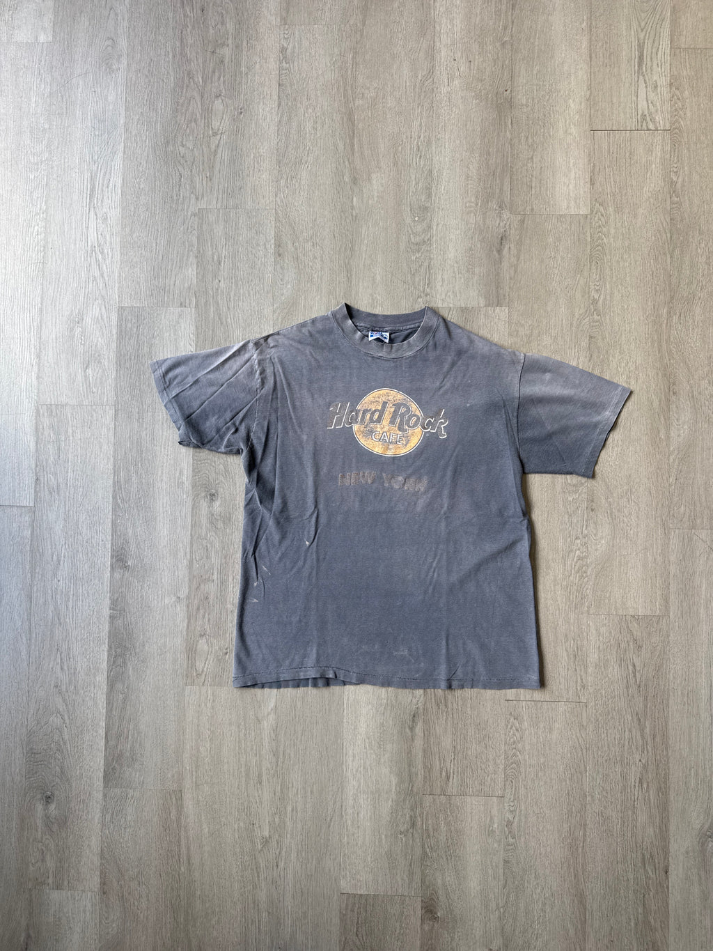 Vintage Hard Rock Cafe New York Sun Faded Tee